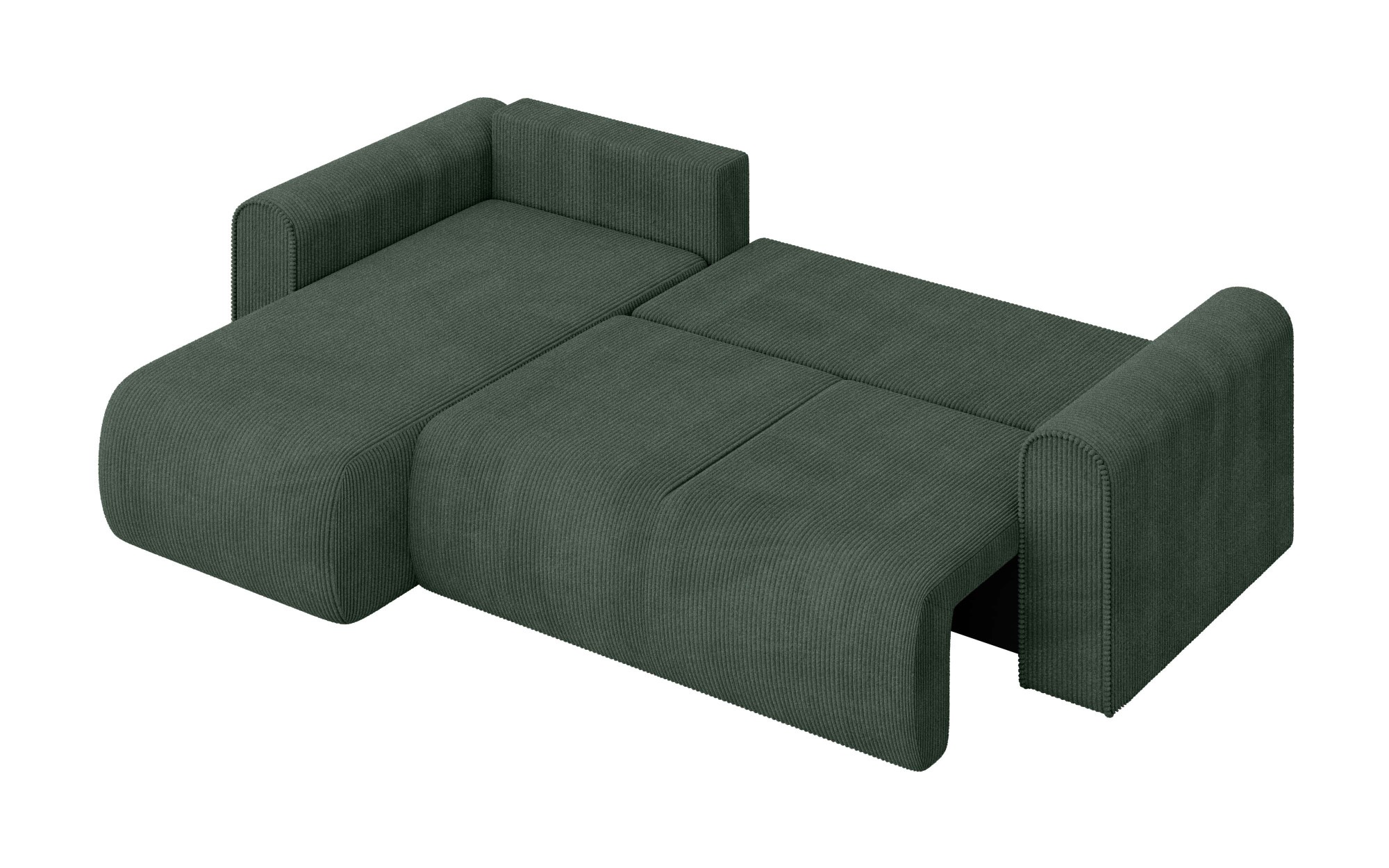 INOSIGN Ecksofa »Zacharia wahlweise Schlafsofa mit Bettkasten, B/T/H 250/166/86 cm«, L-Form mit Wellenunterfederung, Recamiere beidseitig montierbar