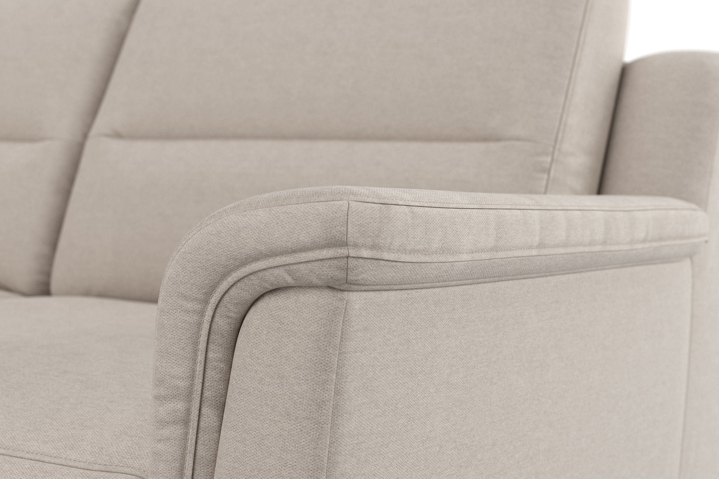 sit&more Ecksofa »Farö L-Form«, inklusive Federkern, wahlweise mit Bettfunktion und Bettkasten