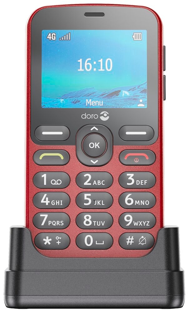 Doro Handy »1880 (ohne Netzteil)«, Rot
