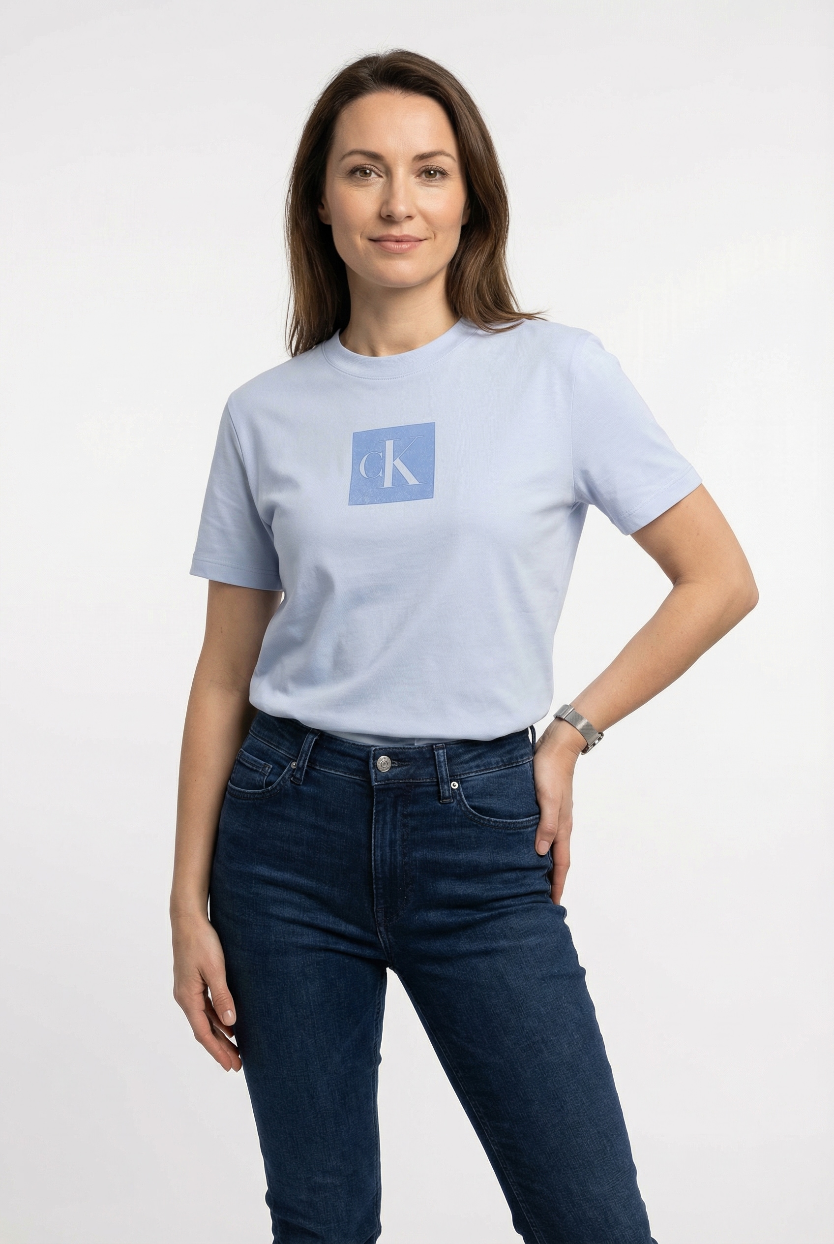 Calvin Klein Jeans T-Shirt »CLASSIC FIT MONOGRAM TEE« Regular fit mit Rundhalsausschnitt