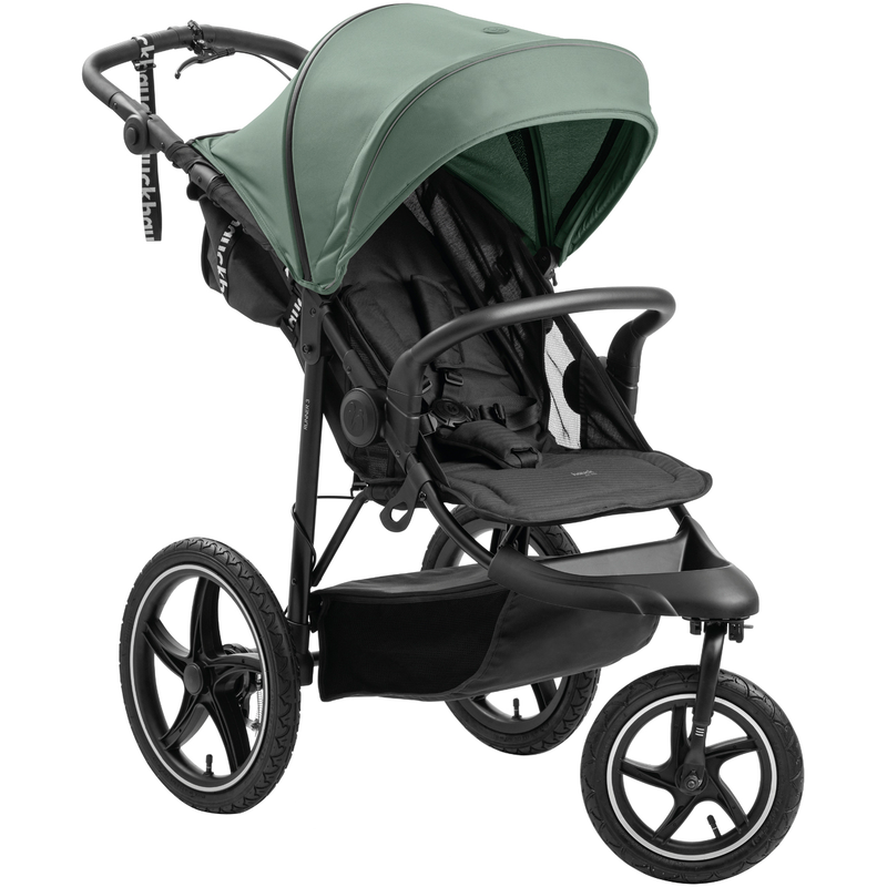 HAUCK Dreirad-Kinderwagen »Runner 3, Jungle Green« 22 kg mit XXL-Lufträdern u. Handbremse; bis 22 kg belastbar jungle green