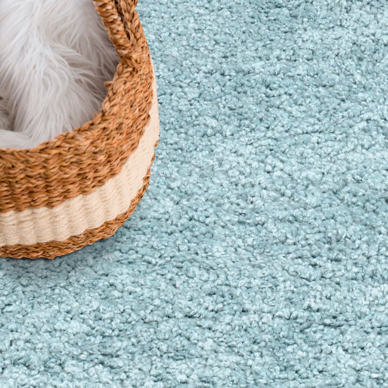 Carpet City Hochflor-Teppich »City Shaggy«, rund, 30 mm Höhe, Teppich Einfarbig Uni, besonders flauschig-weich