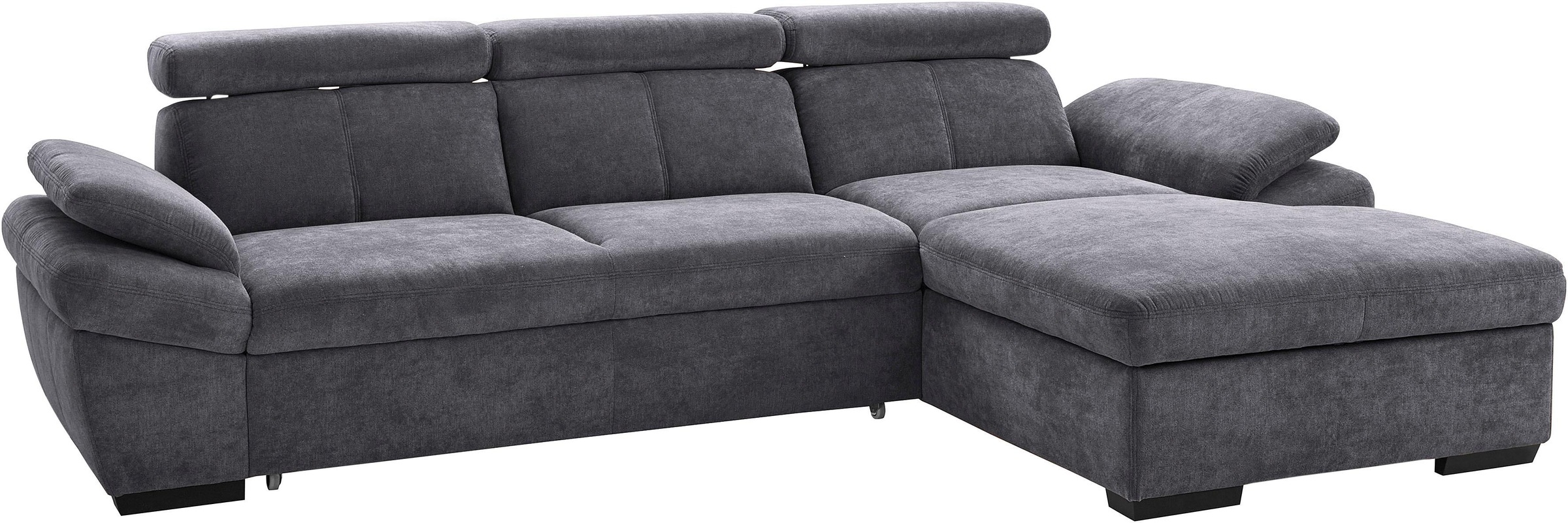 exxpo - sofa fashion Ecksofa »Salerno, inkl. Kopf- und Armteilverstellung, günstig online kaufen