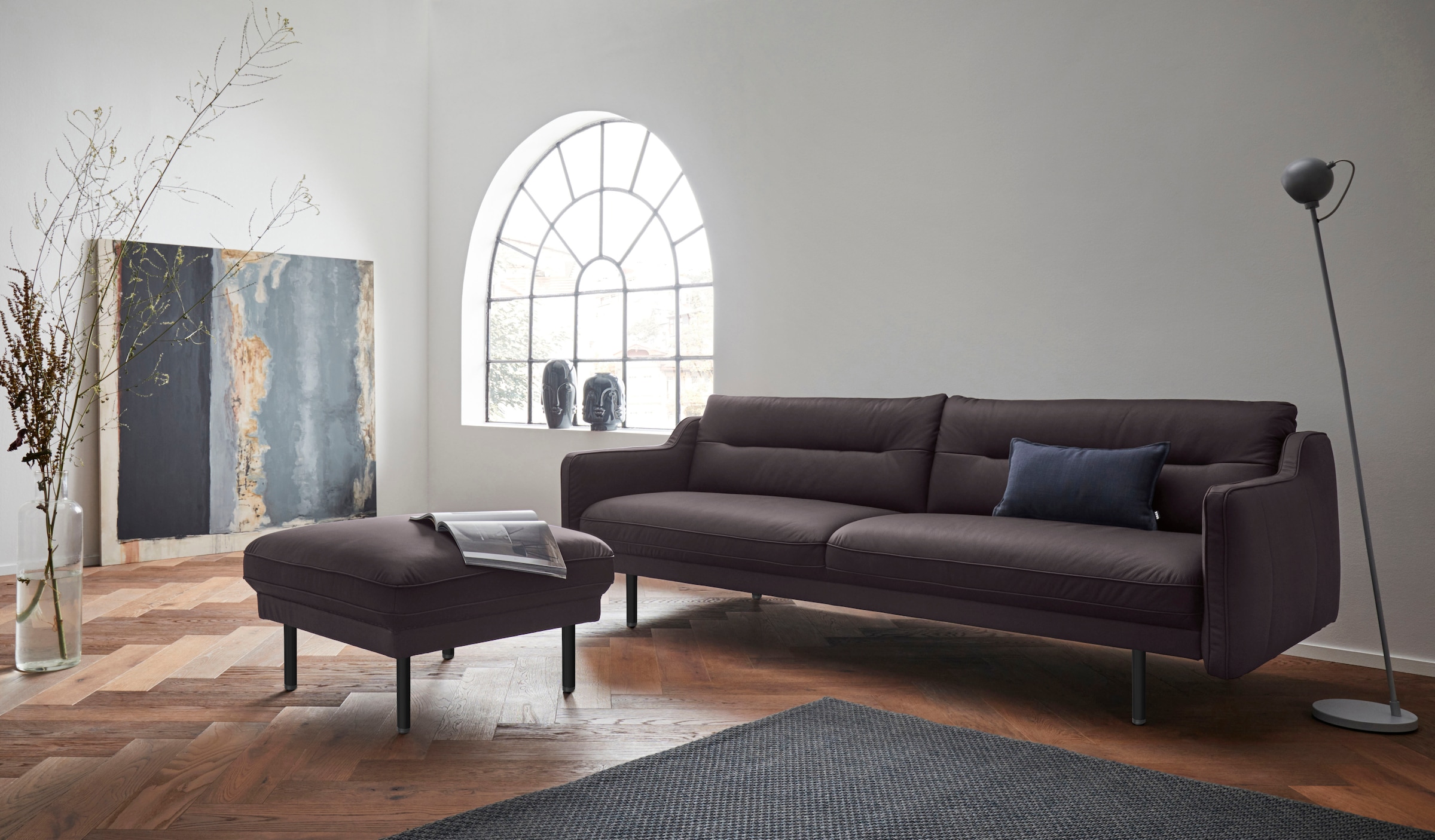 Home affaire 2,5-Sitzer »Nordfyn« edles Design in 3 Bezugsqualitäten, Desig günstig online kaufen