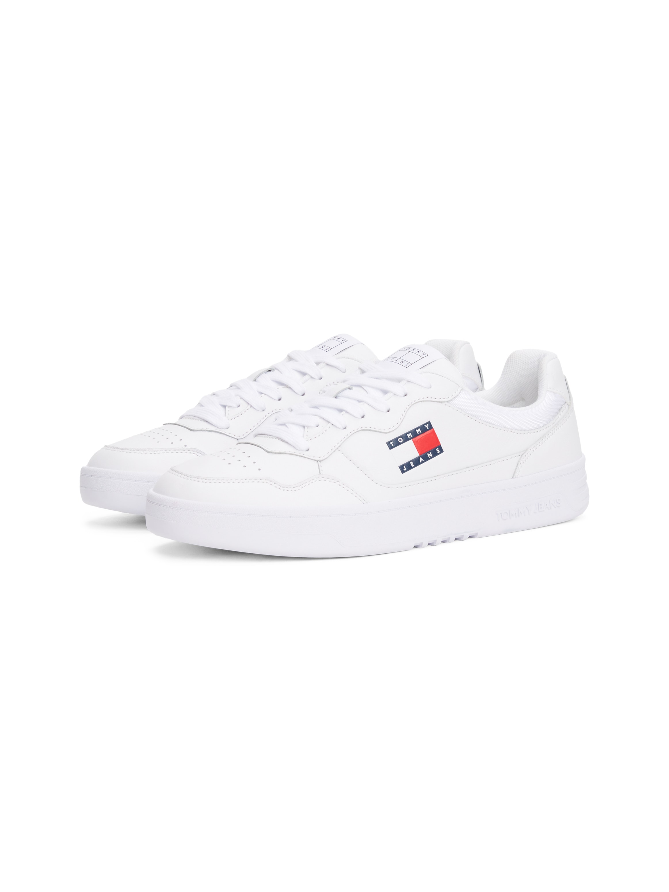 Tommy Jeans Sneaker »(NEW) TJM CUPSOLE LEATHER ESS«, Freizeitschuh, Halbschuh, Schnürschuh im Basket-Look