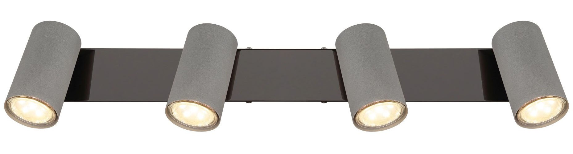GLOBO LIGHTING LED Deckenstrahler »ROBBY«, 4 flammig, Leuchtmittel GU10 | ohne Leuchtmittel, moderne Wandschildleuchte