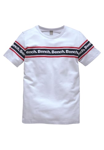Bench. T-Shirt, mit Druck in Streifenoptik kaufen