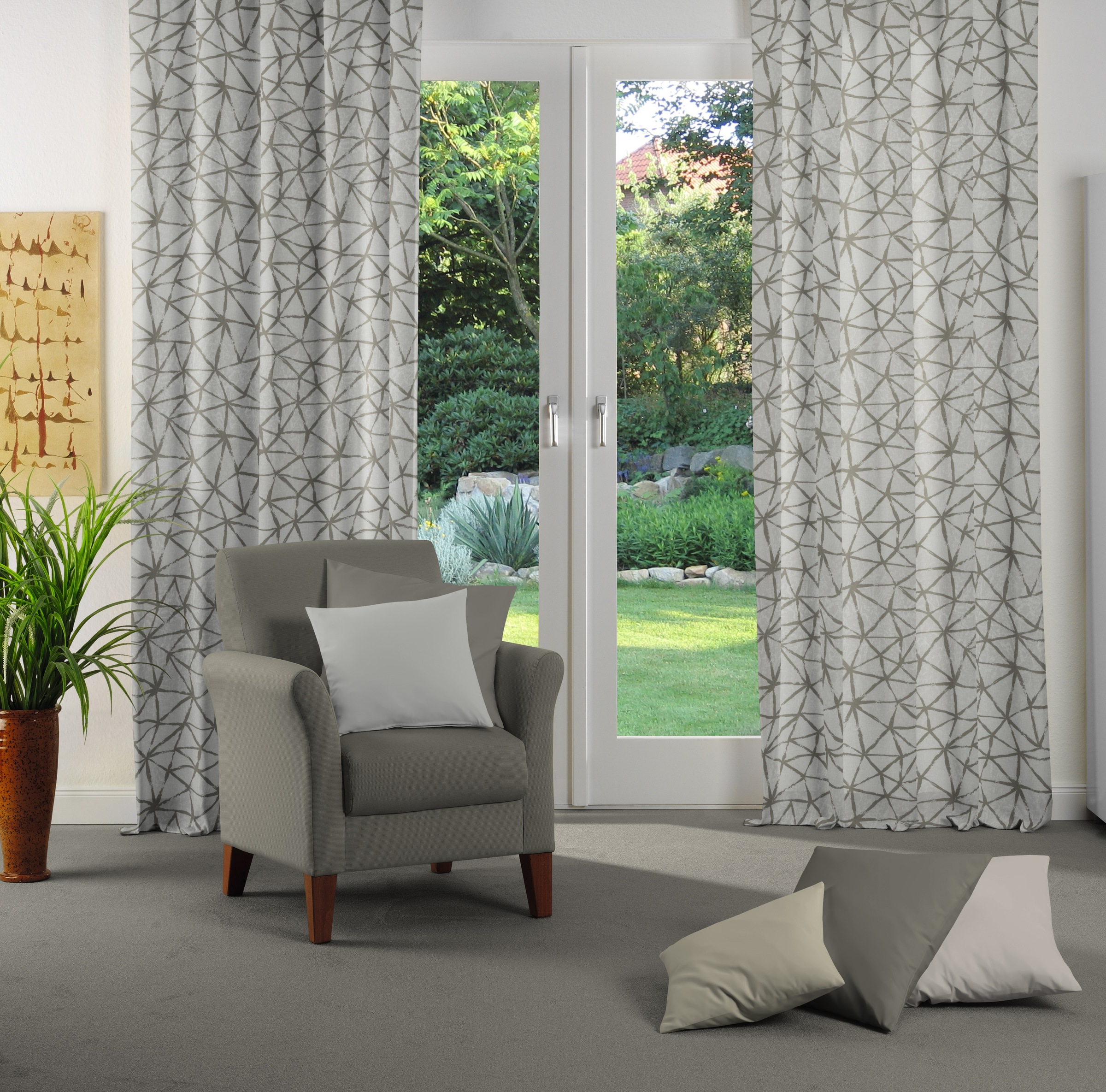 Wirth Vorhang »Lisburn« Kräuselband 1 Stk. tlg.