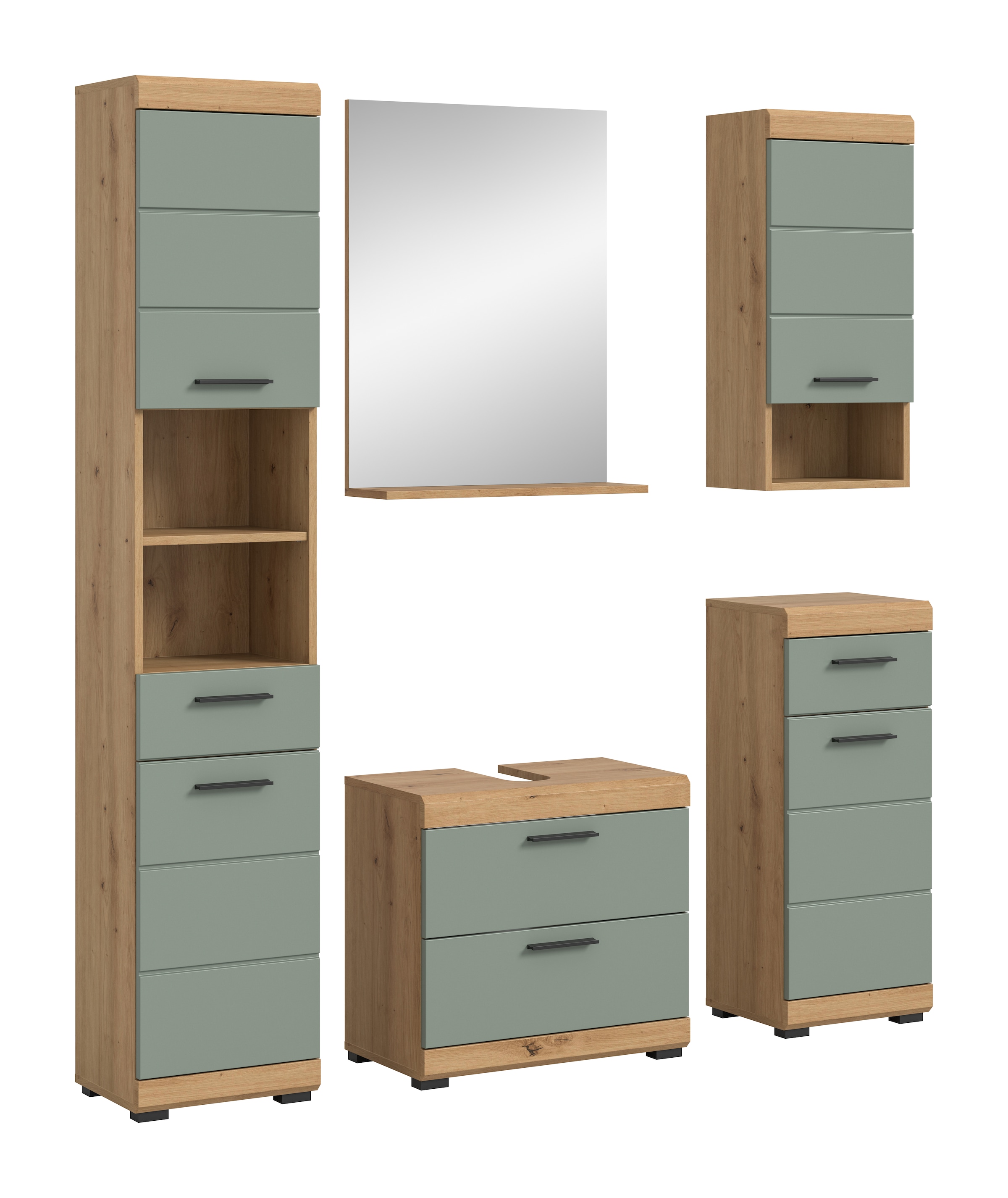 INOSIGN Badmöbel-Set »Siena, 5 teilig, bestehend aus:« Set, TOPSELLER!, 5 S günstig online kaufen