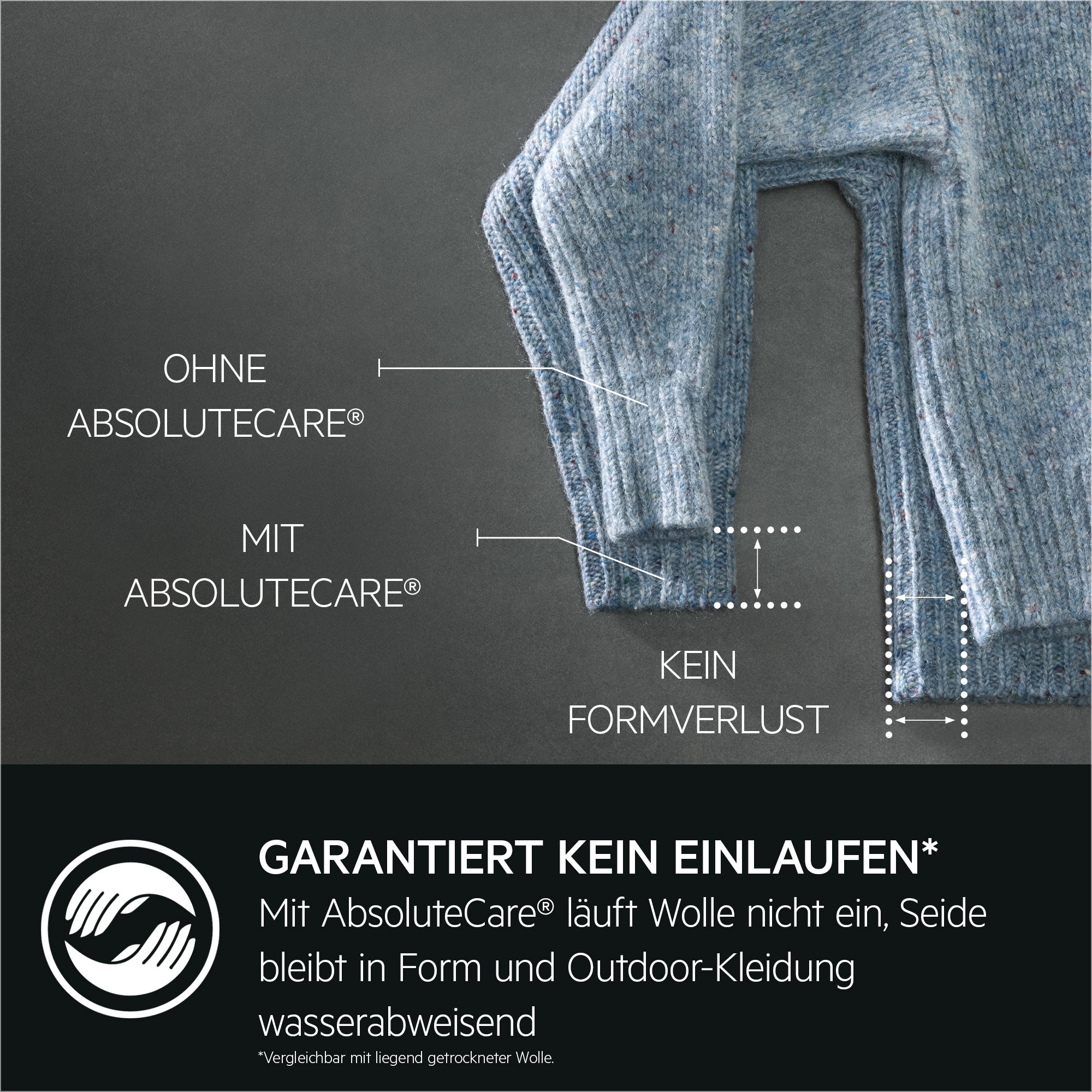 AEG Wärmepumpentrockner »TR8T8A3«, 8 kg, AbsoluteCare®- Perfekter Schutz für Wolle, Seide & Outdoor-Kleidung