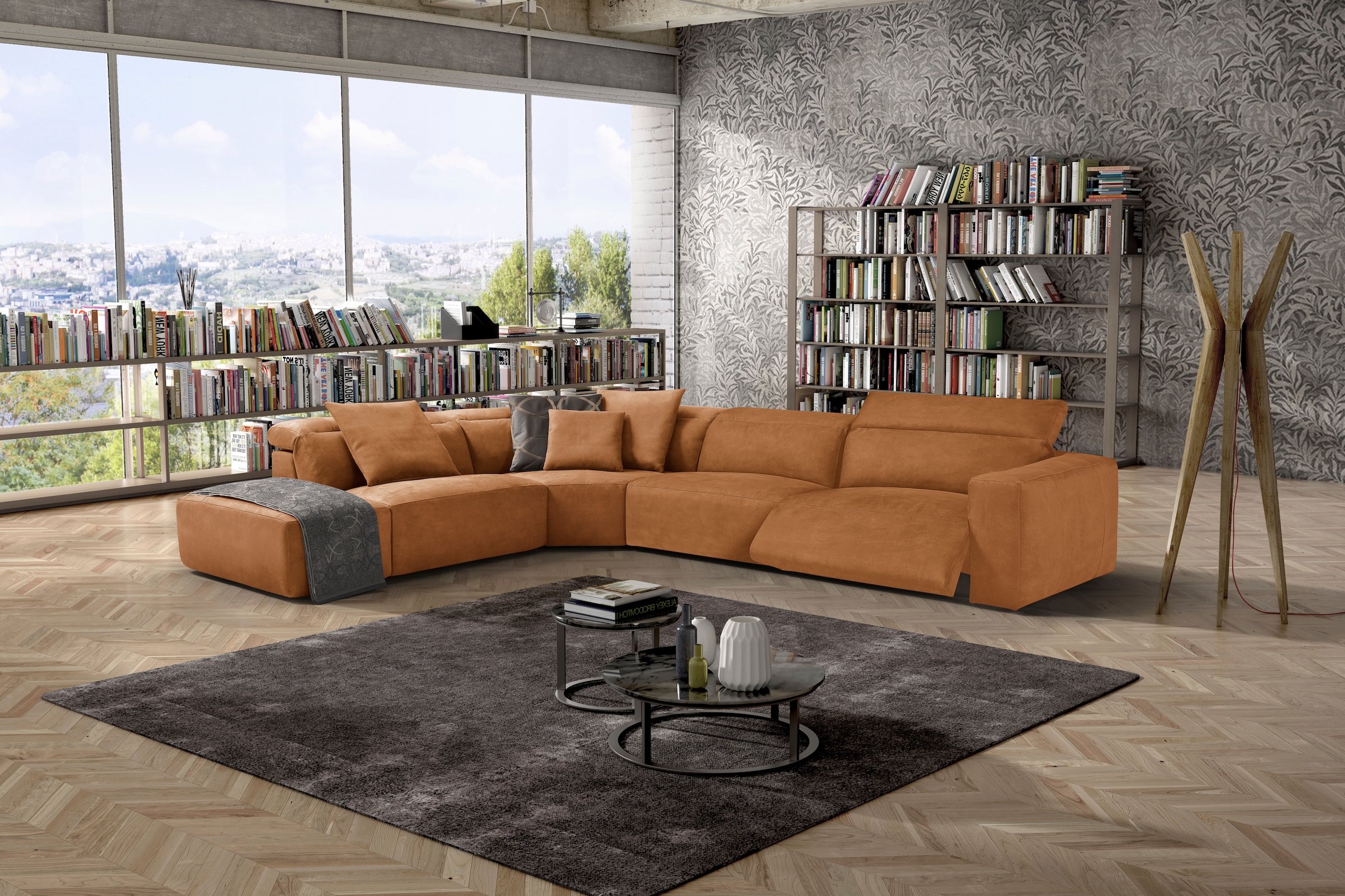 Egoitaliano Ecksofa »Beverly, extravangantes Designsofa mit erstklassigem S günstig online kaufen