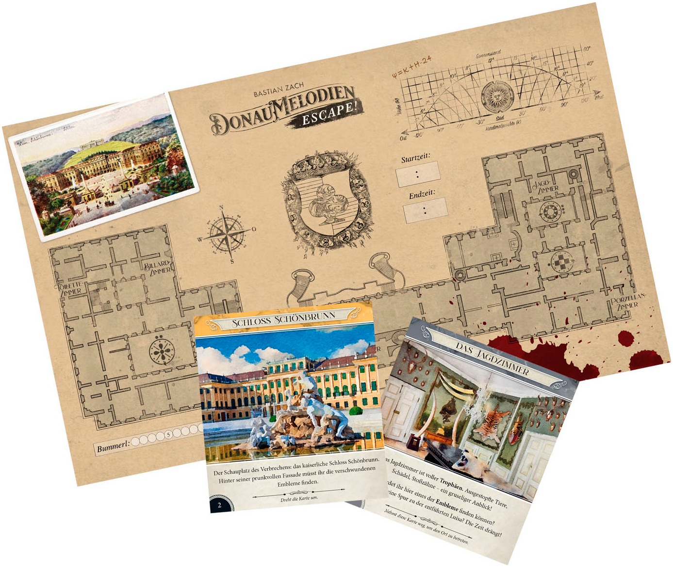 GMEINER Spiel »Donaumelodien Escape - Mord in Schönbrunn« Made in Germany