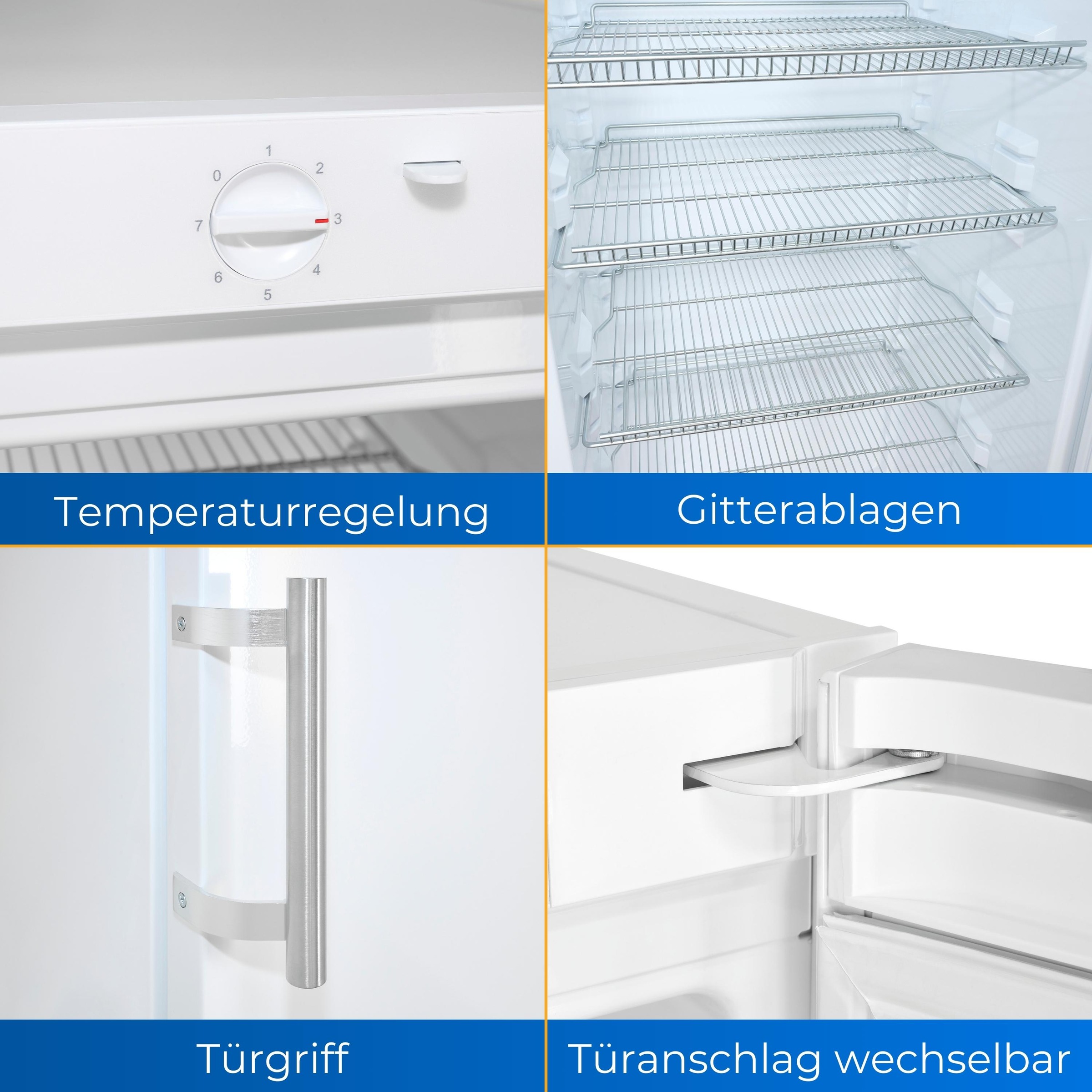 exquisit Getränkekühlschrank »GKS29-V-H-280E weiss«, GKS29-V-H-280E weiss, 145,5 cm hoch, 60 cm breit