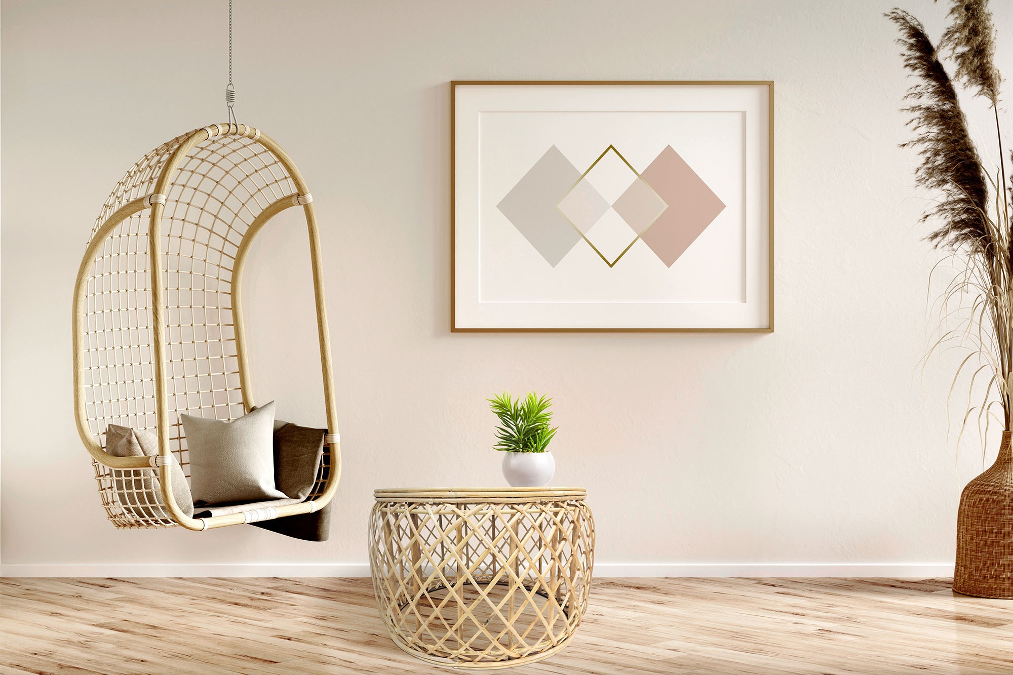 Kayoom Beistelltisch »Rattan Tisch Massa 125, Beistelltisch mit Hingucker-Q günstig online kaufen