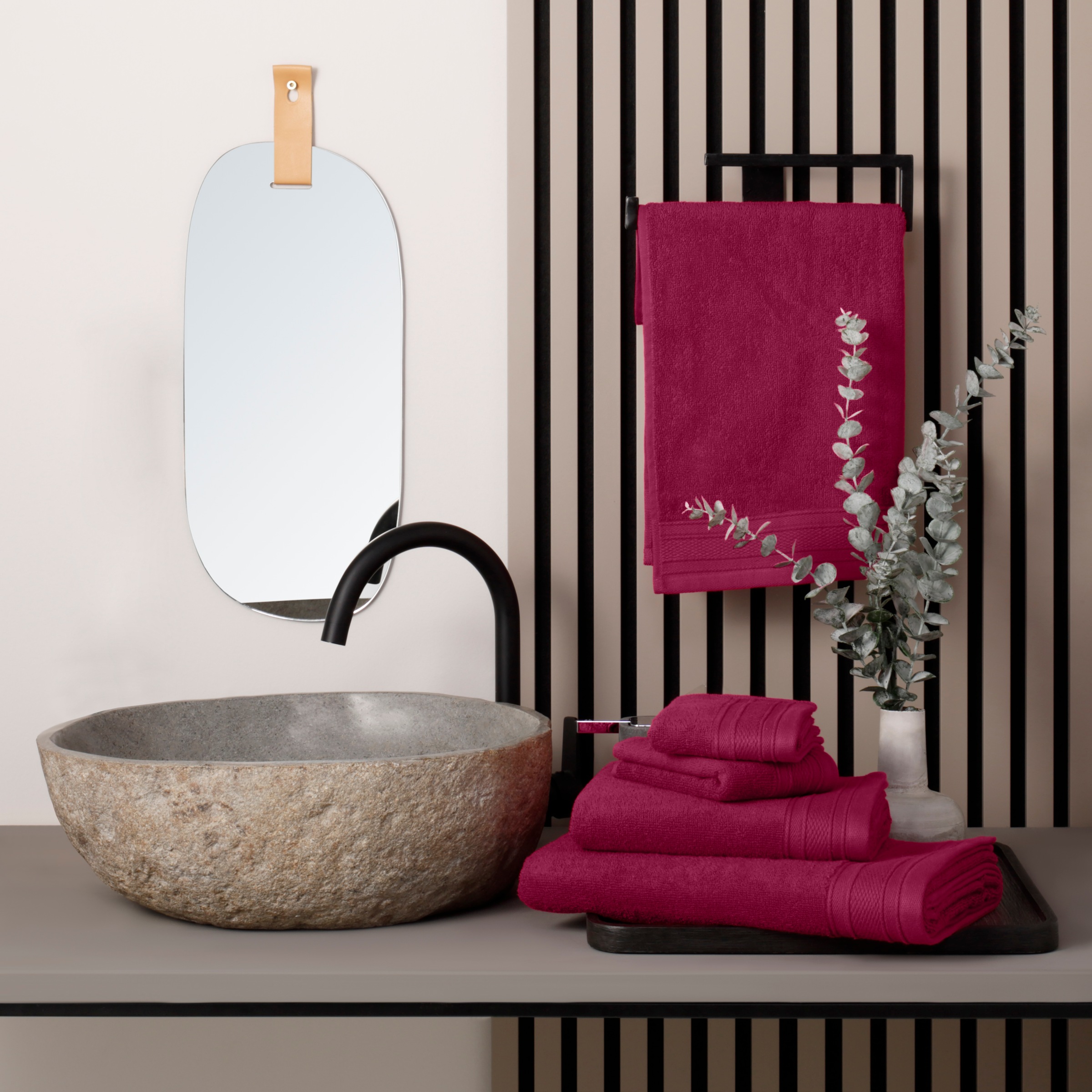Bruno Banani Handtuch Set »Robby, Premium Handtücher, 500 gr/m²«, Set, 5 tl günstig online kaufen