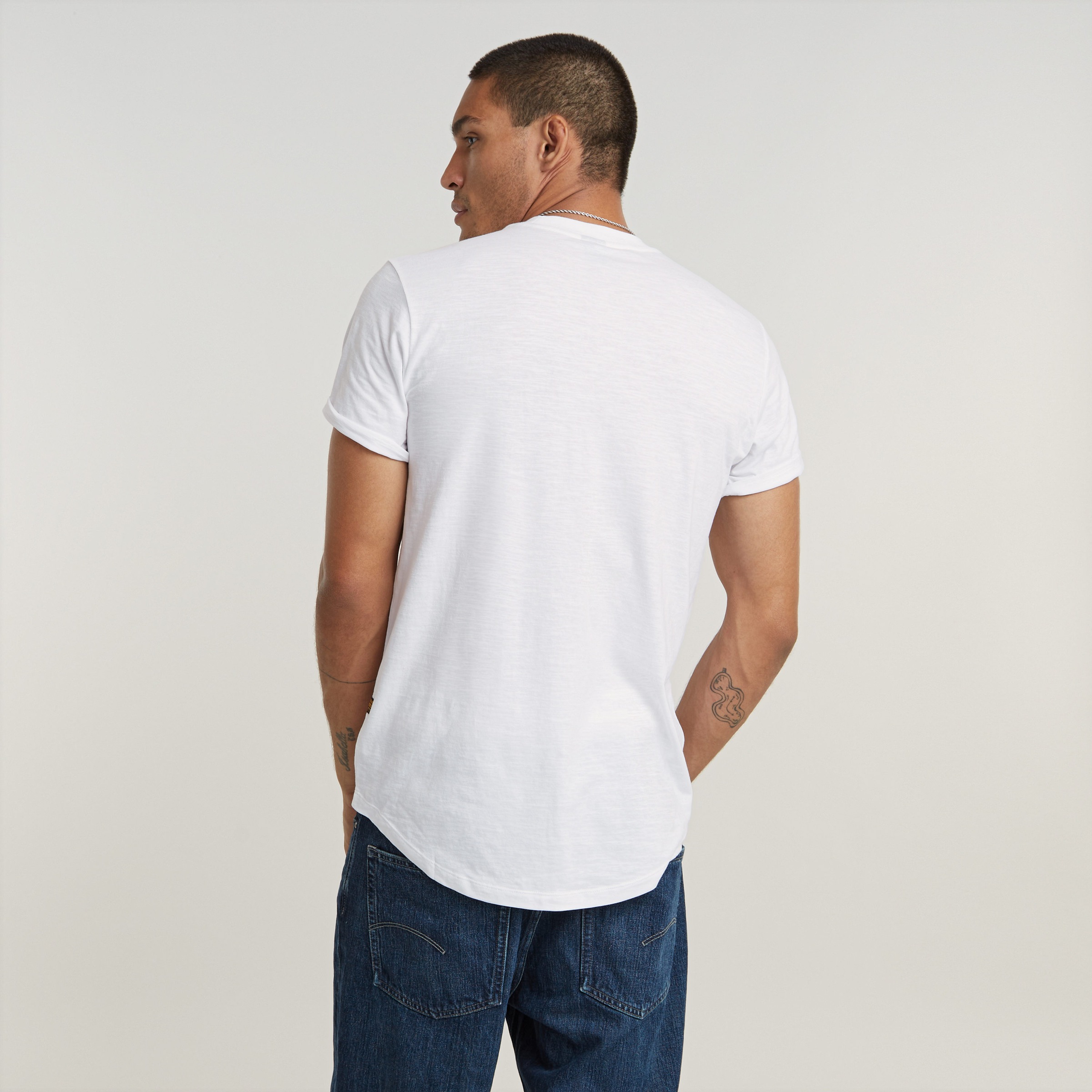 G-STAR T-Shirt »HQ oldskool logo lash r t«
