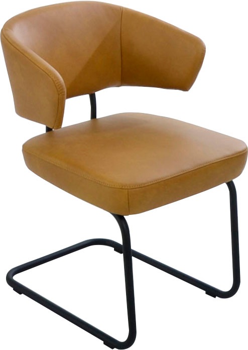 K+W Komfort & Wohnen Freischwinger »Mikkado Tube« () 1 Stk.abgerundeter Rüc günstig online kaufen