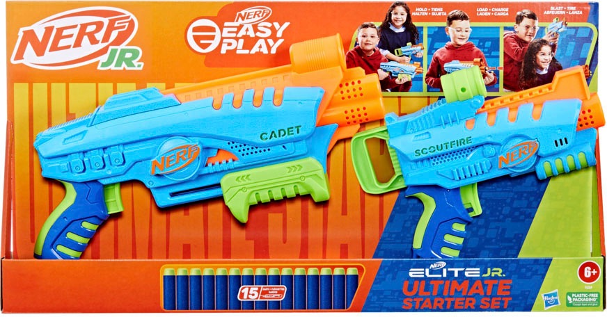 Hasbro Blaster »Nerf Elite Jr, Ultimate Starter Set«, inklusive 15 Darts