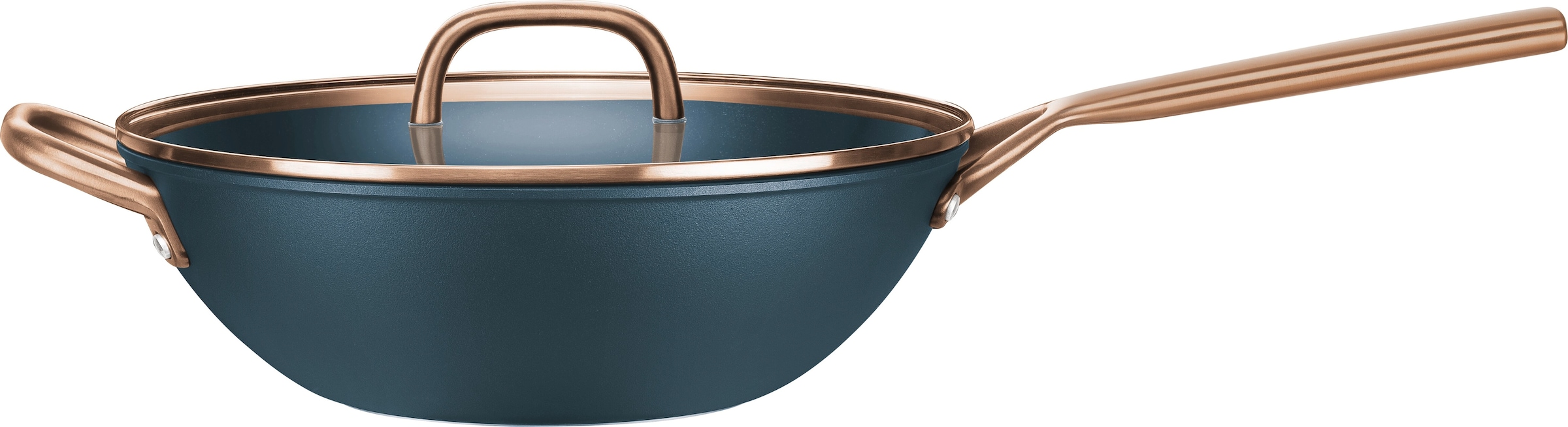 Zwilling Wok »Milano« Aluminium 1 tlg. Keramik-Antihaftbeschichtung, Induktion, Made in Italy