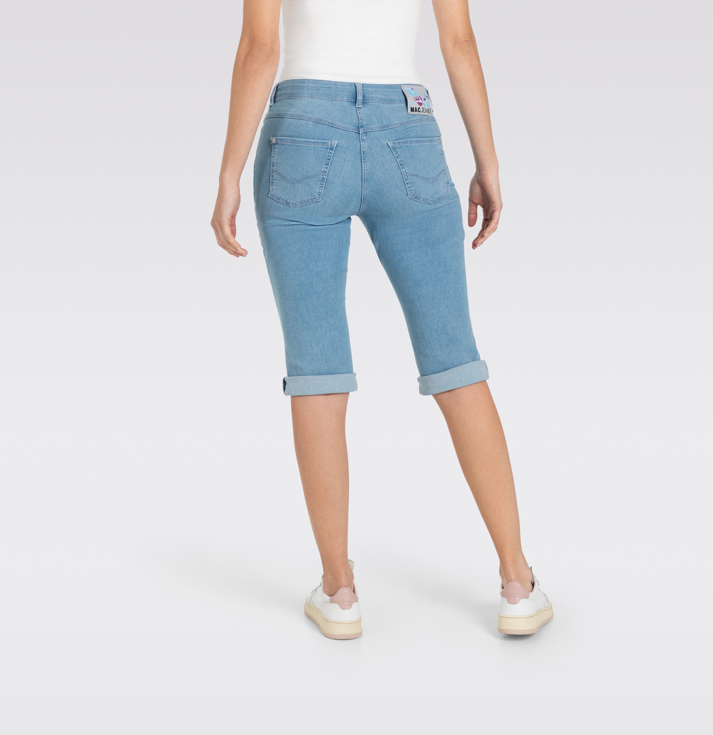 MAC Caprijeans »Dream-Sum« Bequemer Sitz mit krempelbarem Saum