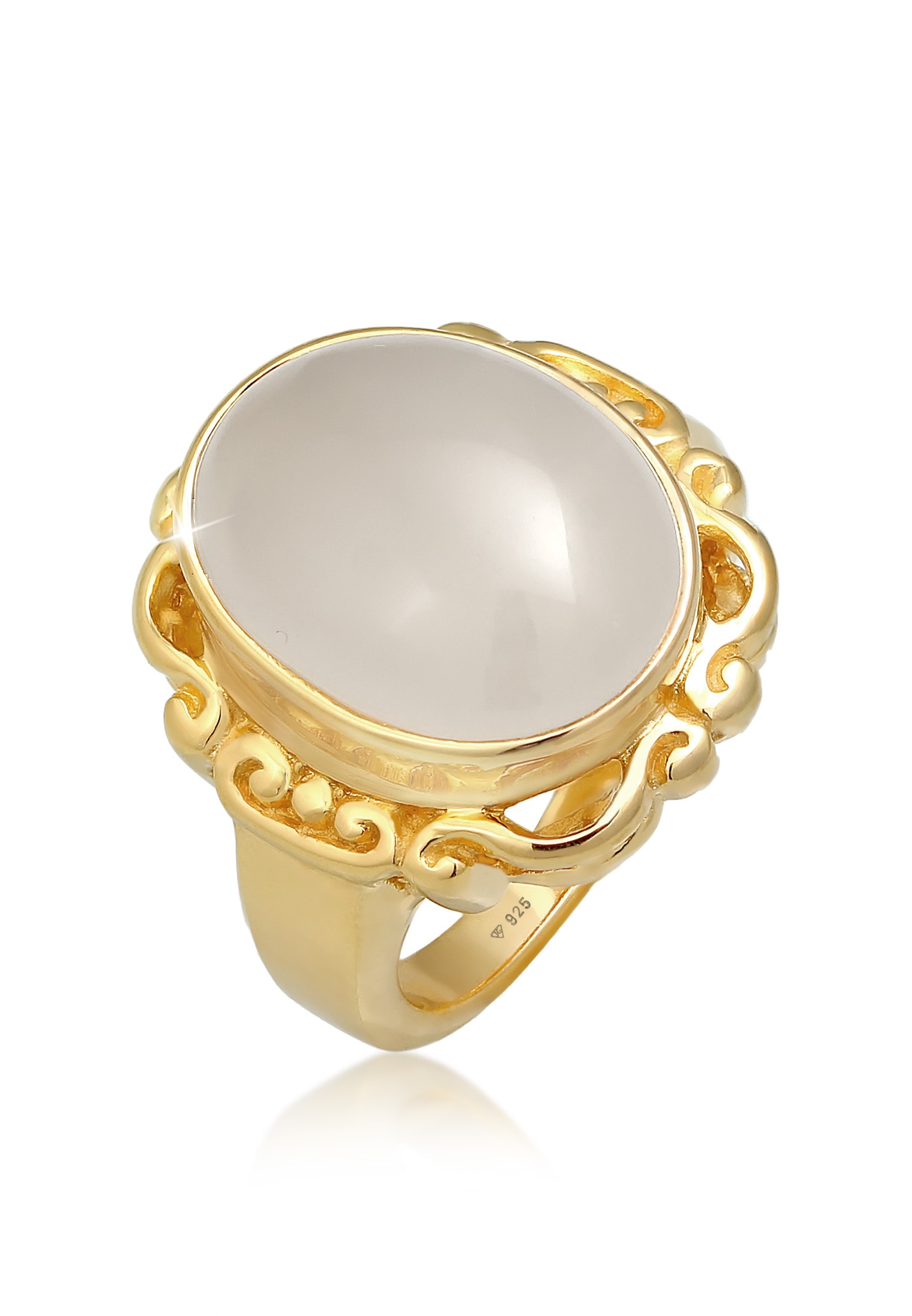 Elli Premium Fingerring »Mondstein Vintage Ornament Edelstein 925 Silber«  online kaufen