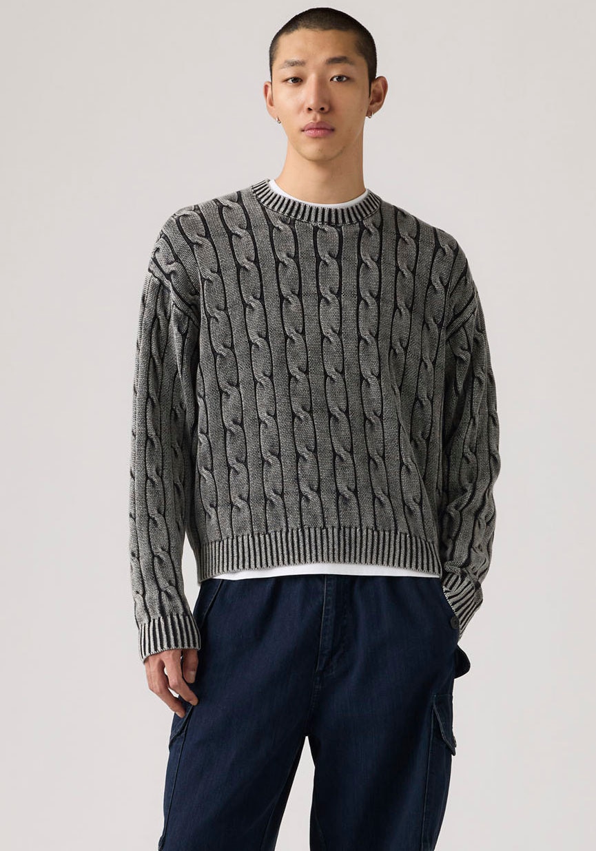Levi's® Strickpullover »CARMEL CABLE CREW« mit Strickmuster