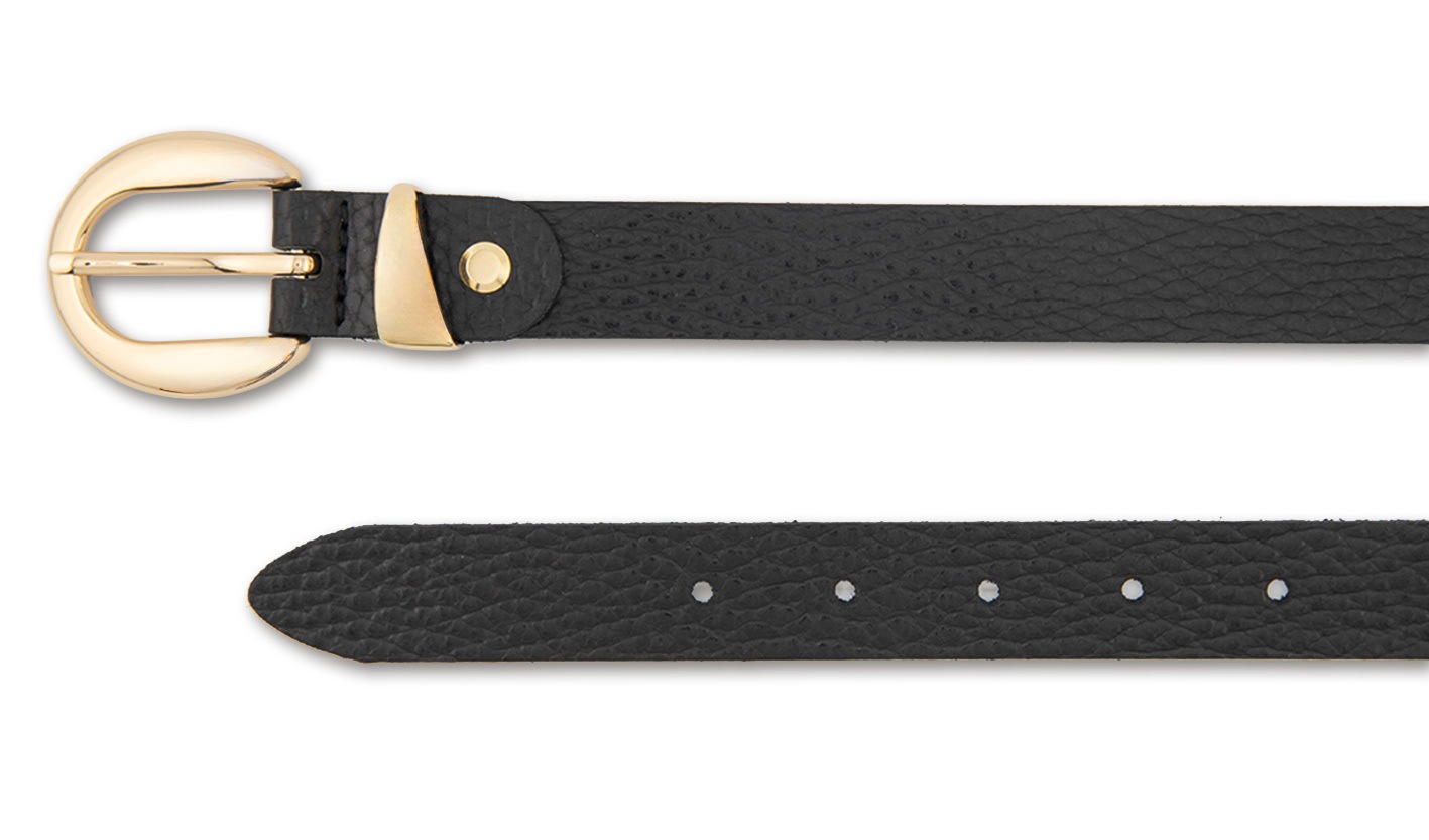 BERND GÖTZ Ledergürtel »Ledergürtel mit goldener Schließen-Schlaufe Kombination«