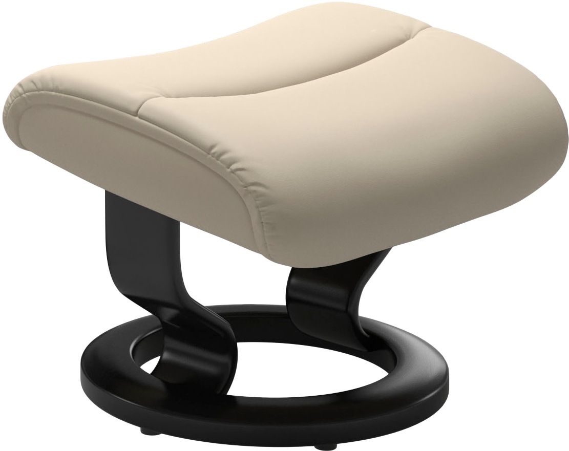Stressless® Relaxsessel »View«, (Set, Relaxsessel mit Hocker), mit Classic Base, Größe S,Gestell Schwarz