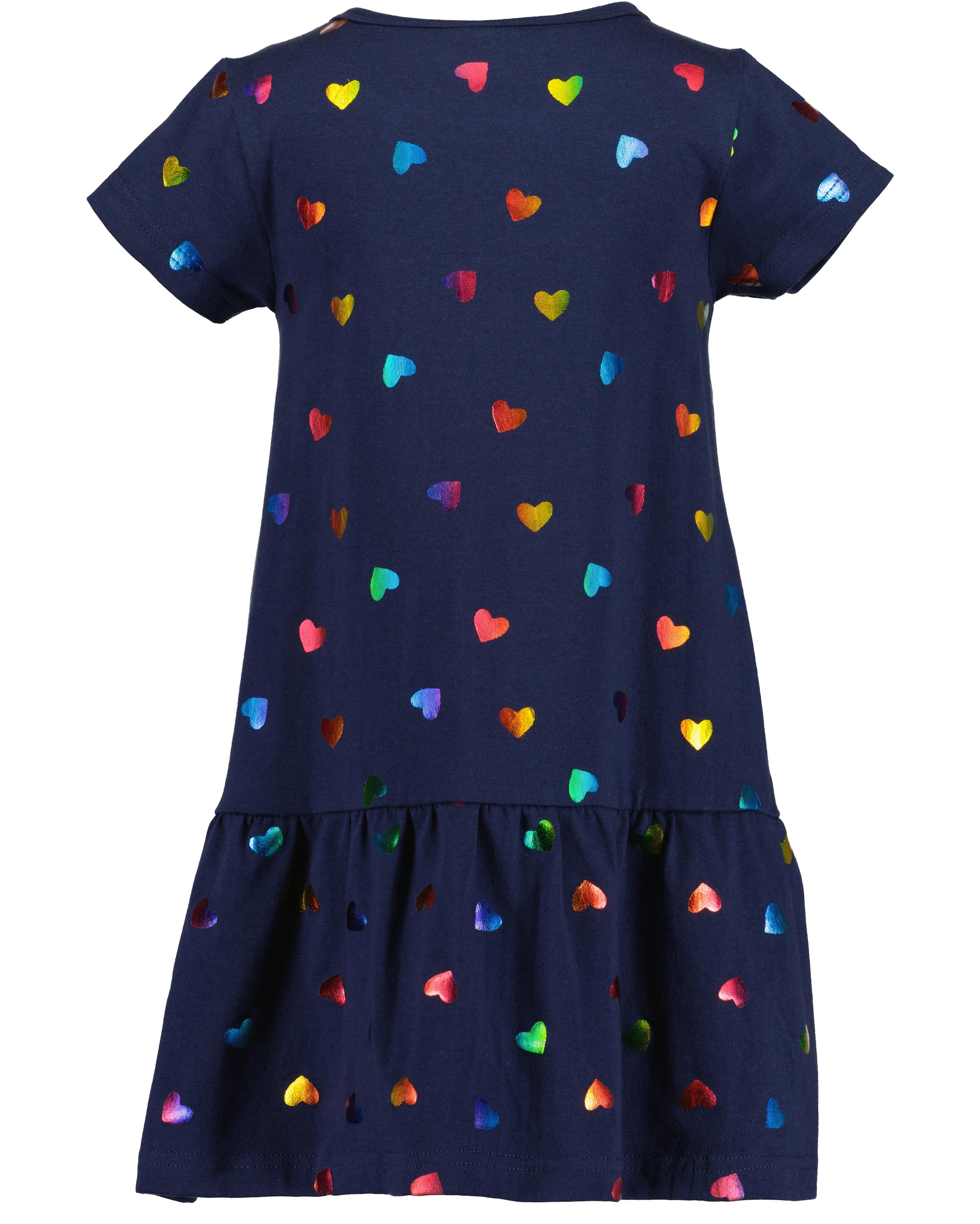 Blue Seven Jerseykleid 1 tlg. tlg. im tollem Herzchen-Folien-Alloverprint