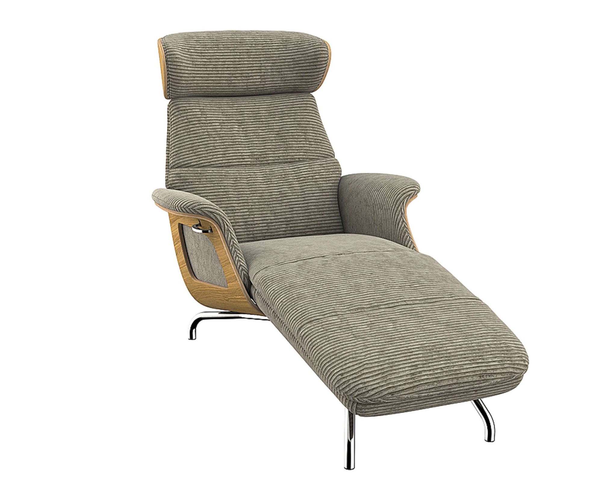 FLEXLUX Loungesessel »Clement Chaislongue, Relaxstuhl, Liegesessel,«, Rücke günstig online kaufen