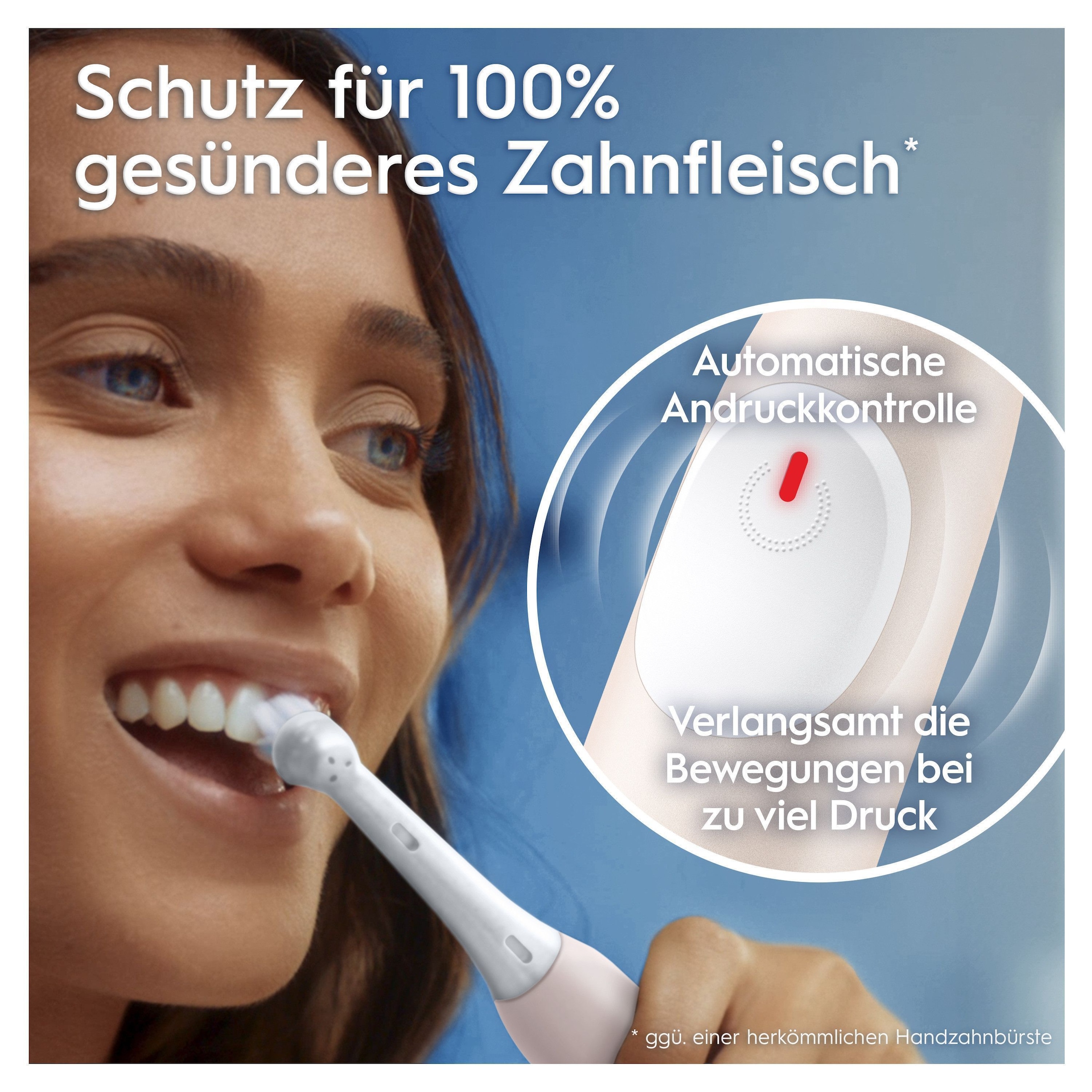 Oral-B Elektrische Zahnbürste »iO Series 2«, 1 St. Aufsteckbürsten, für die sanfte Reinigung, Reise-Etui, Aufsteckbürstenhalter