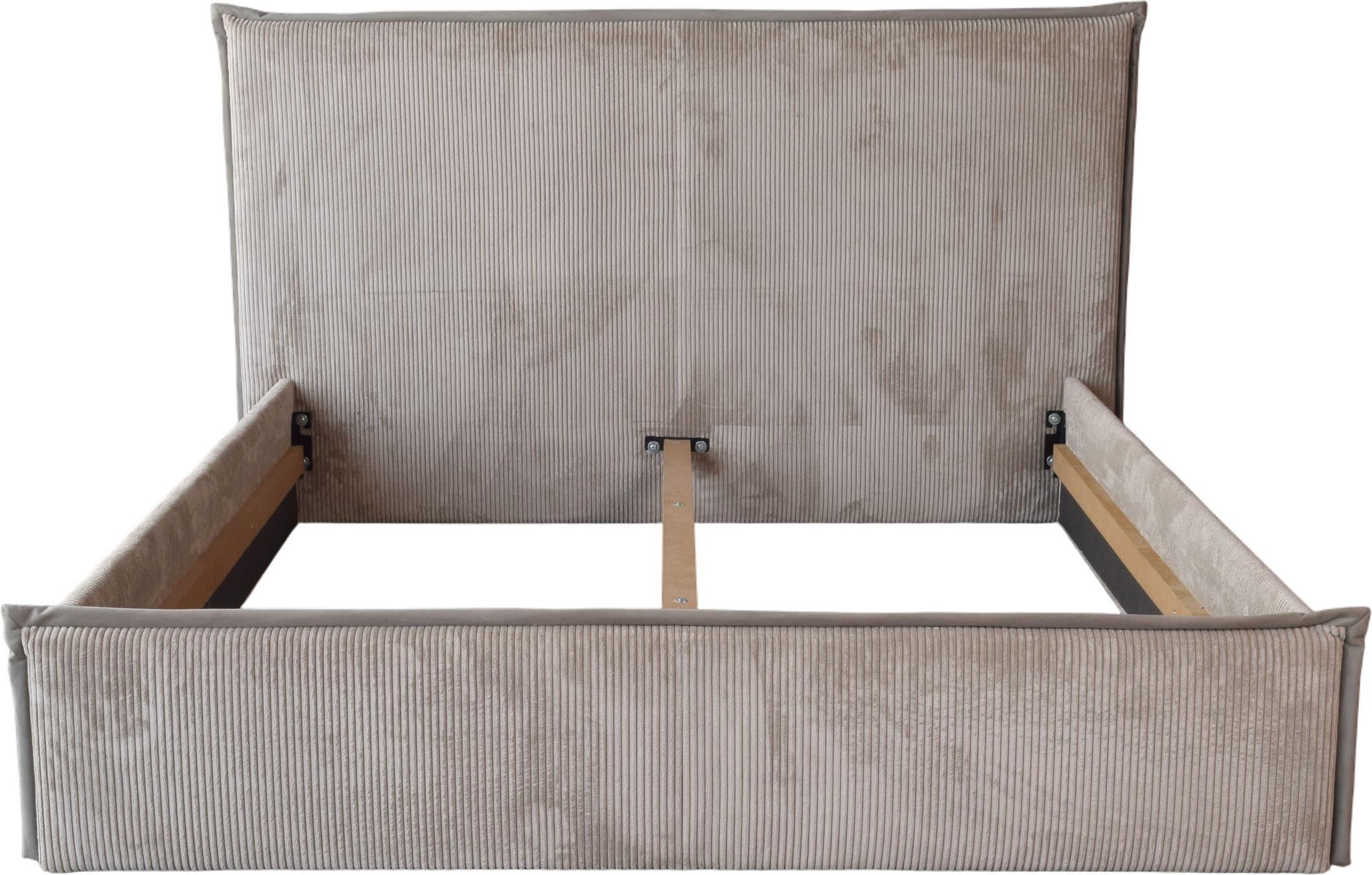 COLLECTION AB Polsterbett »Marla erhältlich in der Breite 180x200cm, mit Cordstoff bezogen« wahlweise mit Lattenrost und King-Matratze (28cm)