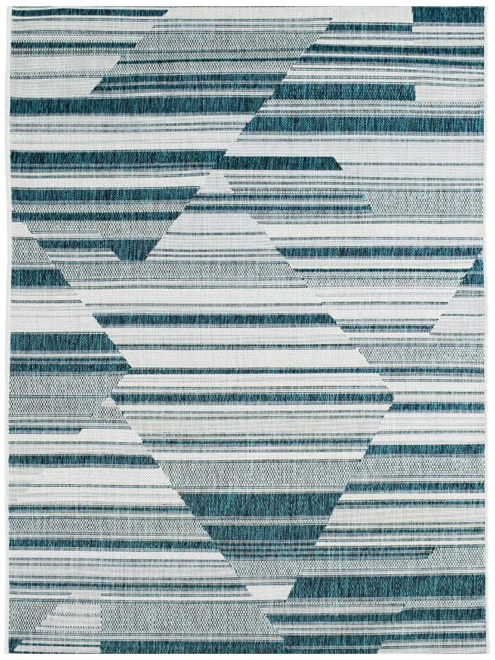 Carpet City Outdoorteppich »Outdoor 660«, rechteckig, 5 mm Höhe, In/- Outdoor geeignet, Abstrakt, Wohnzimmer, Balkon, Terrasse