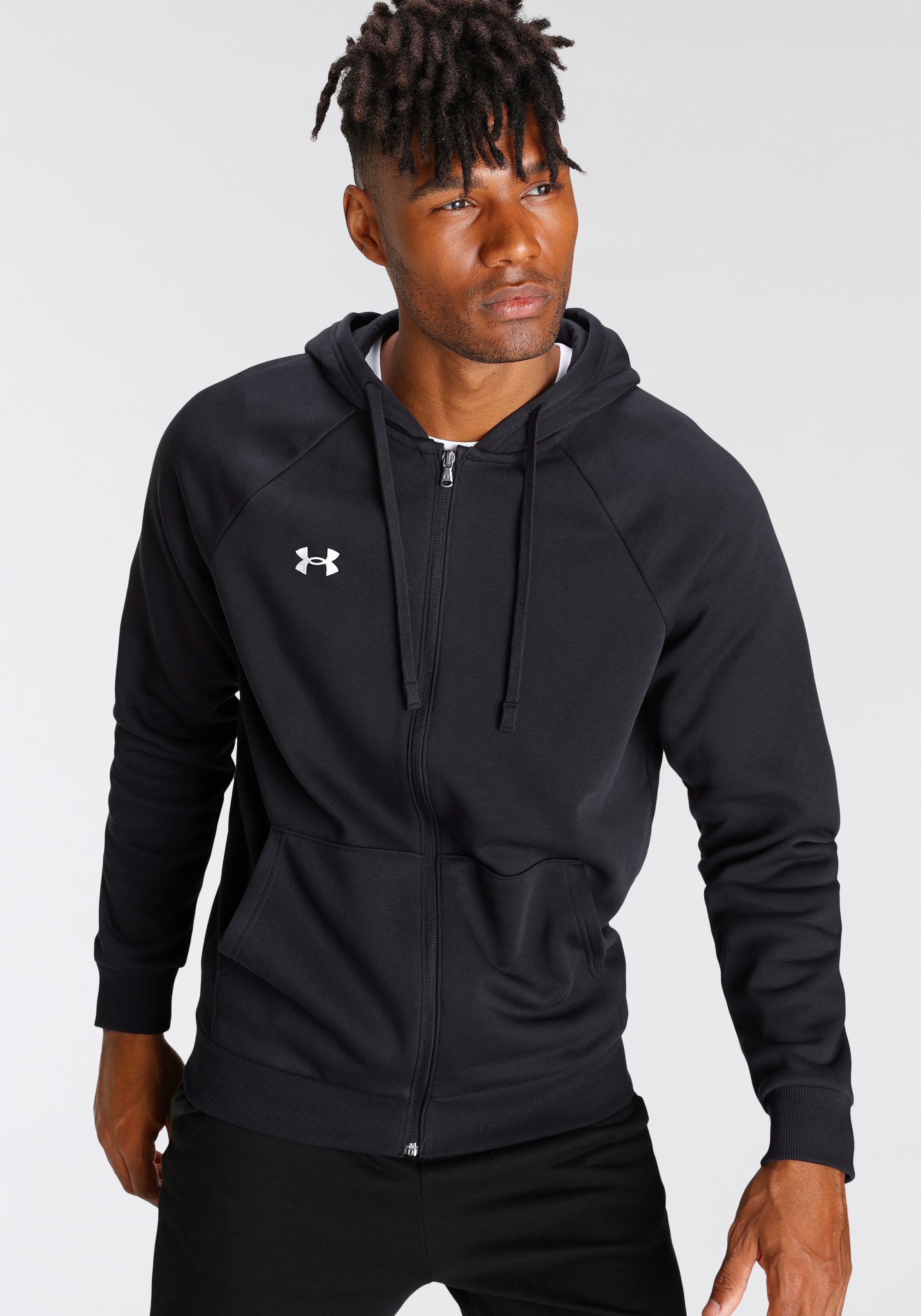 Under Armour® Sweatjacke »UA Rival Fleece-Hoodie mit durchgehendem Zip für«
