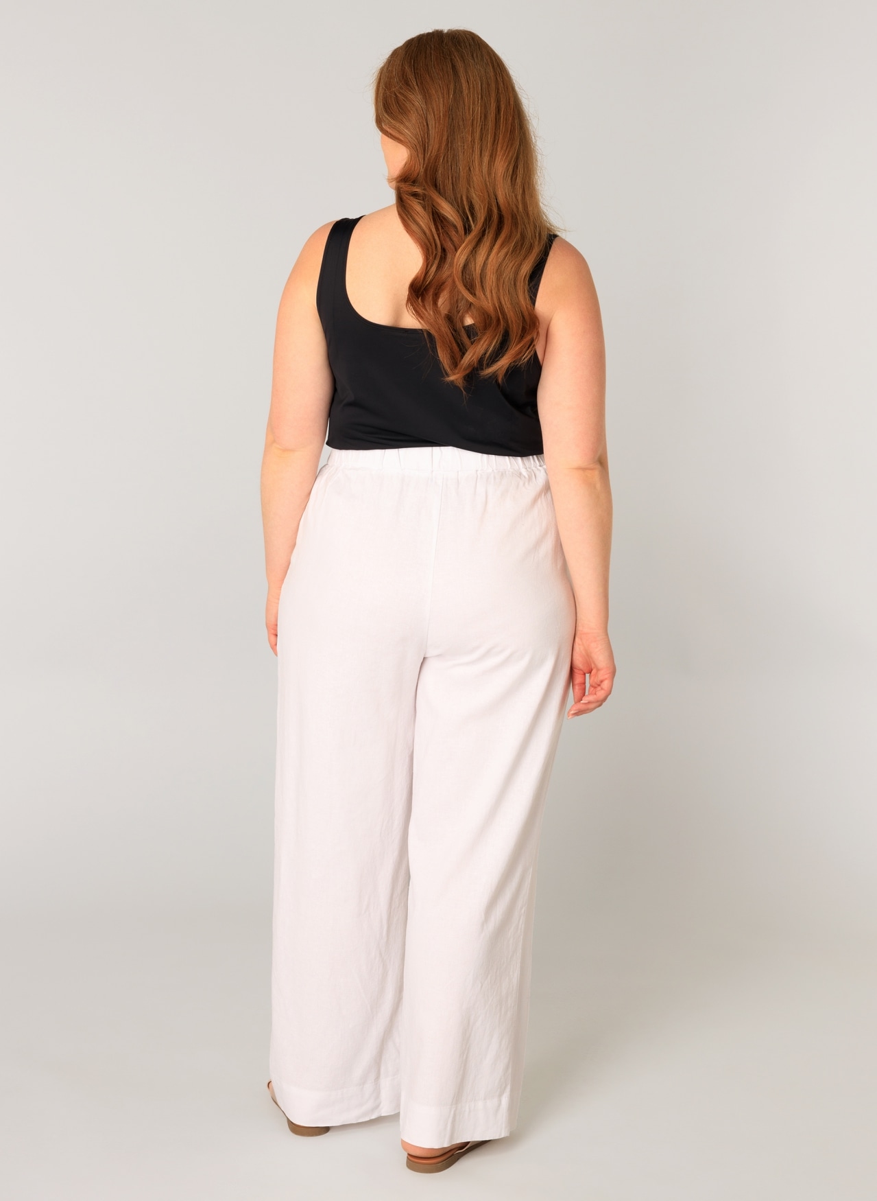 Base Level Curvy Leinenhose »Yula«, Sommerhose