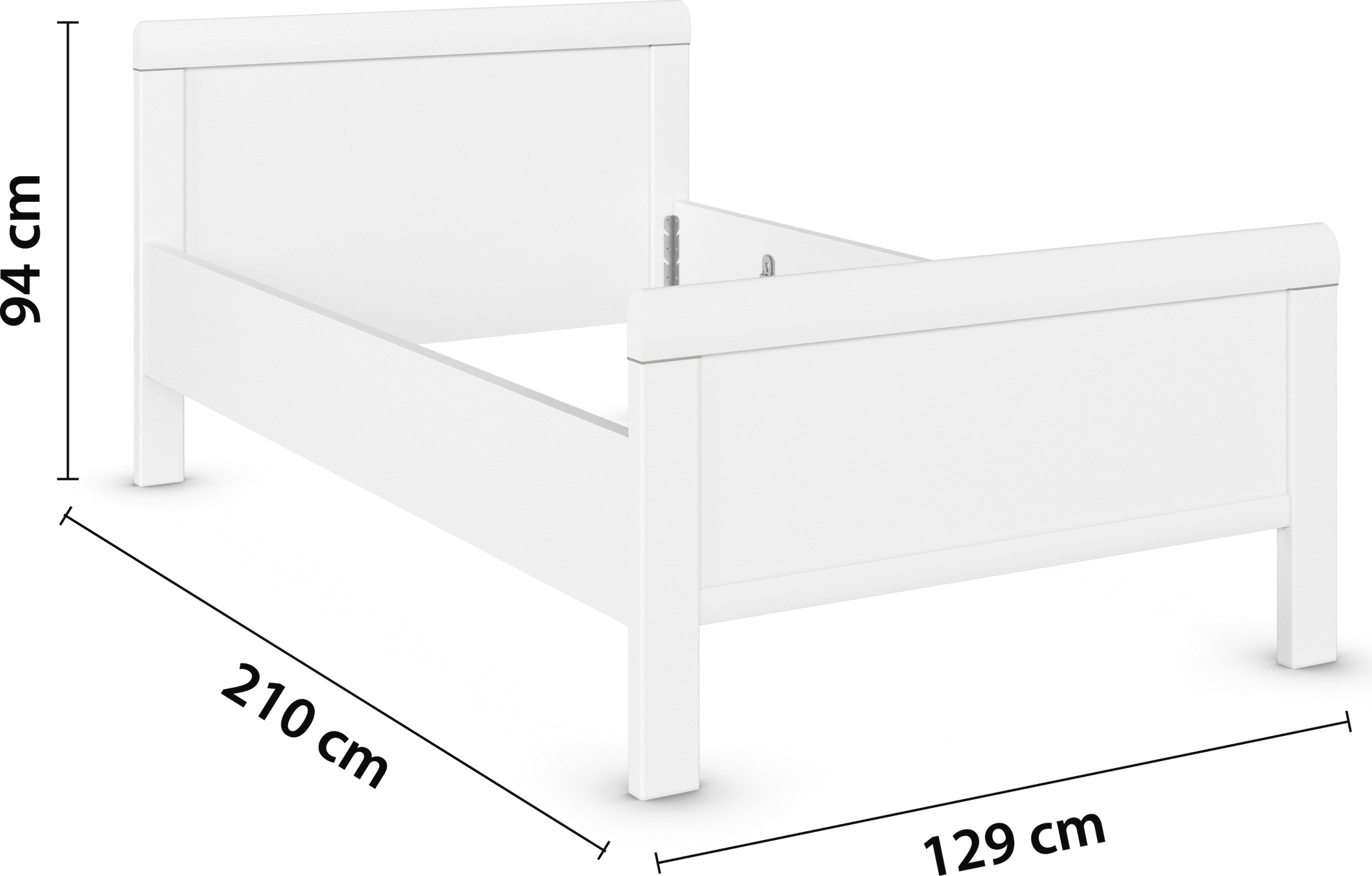 rauch Schlafzimmer-Set »Komplettschlafzimmer Schlafzimmer EVELYN«, (Set, 3 tlg.), Schrank und Bett in 2 Breiten, Nachttisch mit Paneel MADE IN GERMANY