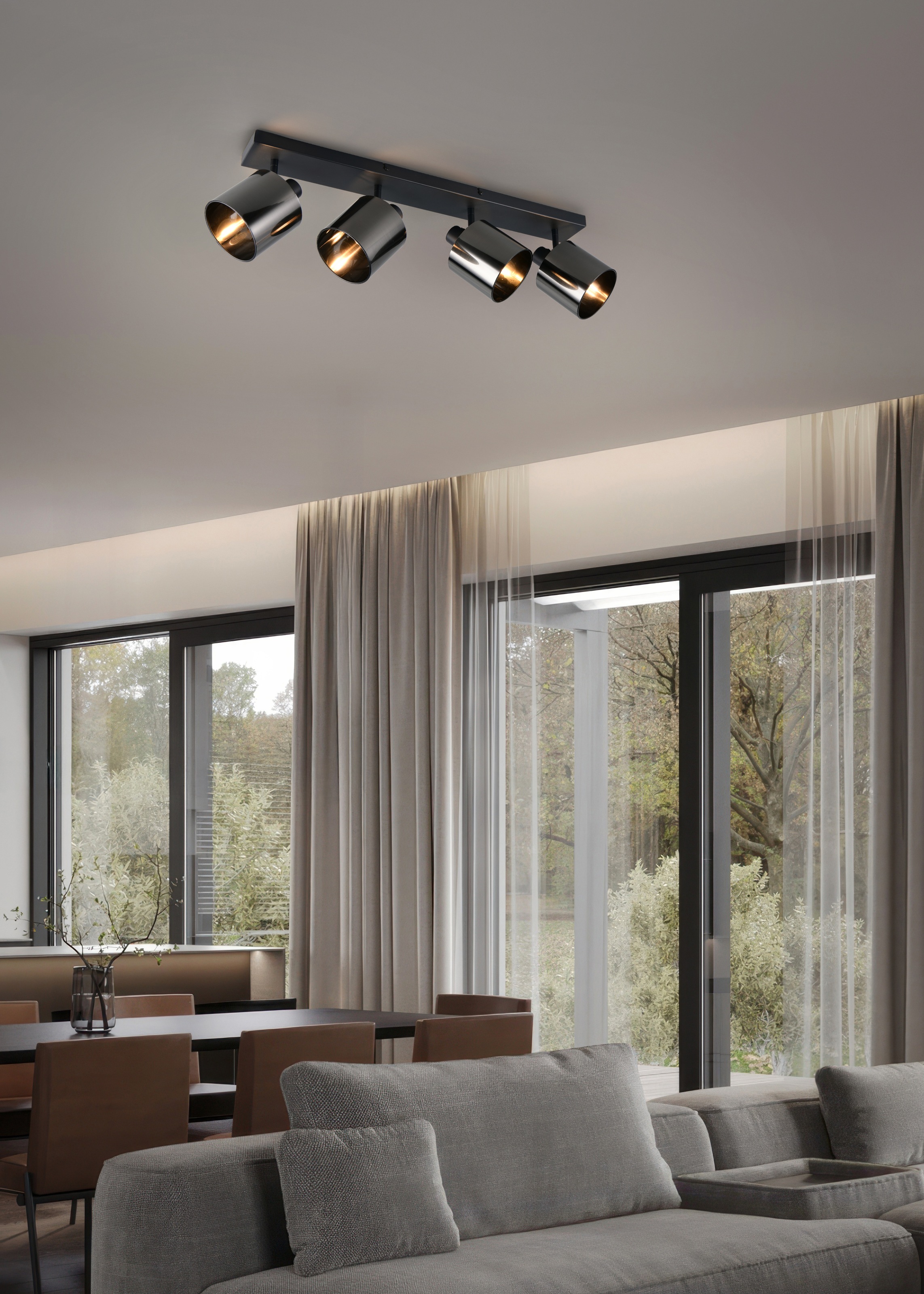 REALITY Leuchten Deckenstrahler »JASON, Deckenspot 4-flammig exkl 4x E4 max günstig online kaufen