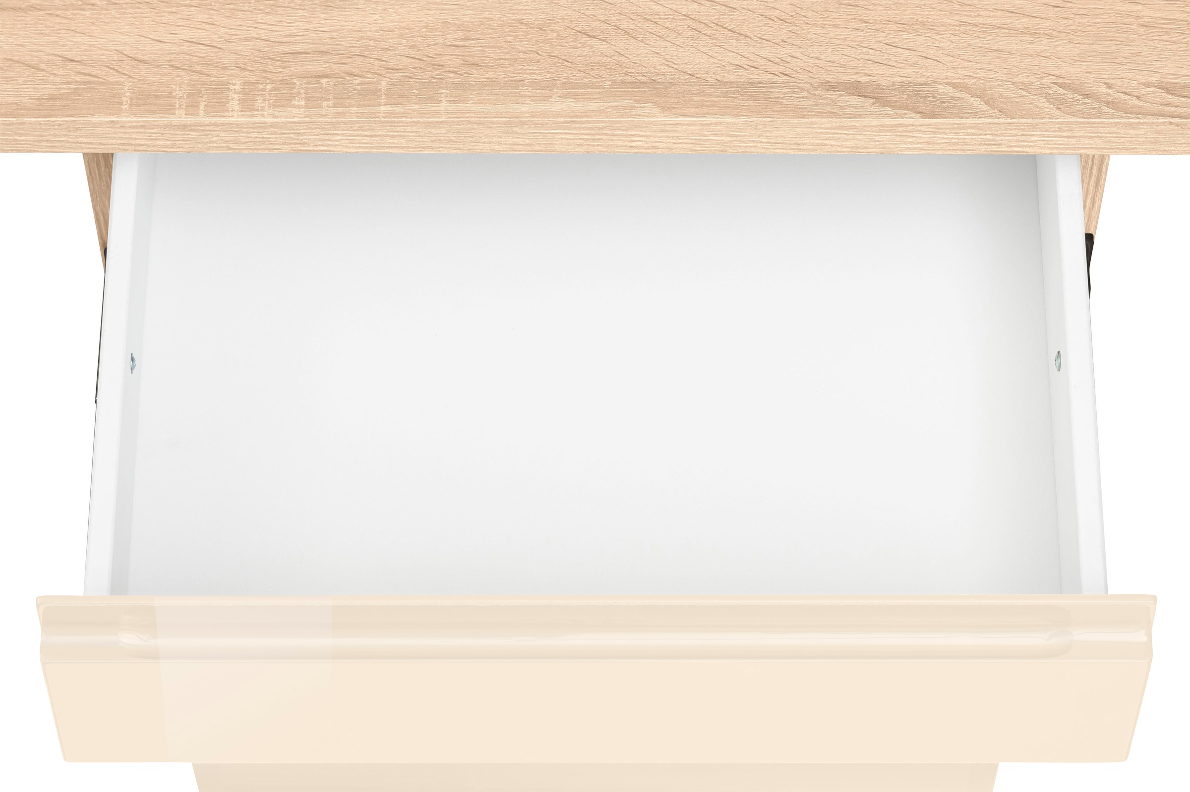 HELD MÖBEL Küchenzeile »Virginia«, Breite 350 cm, mit Glaskeramik-oder Induktionskochfeld