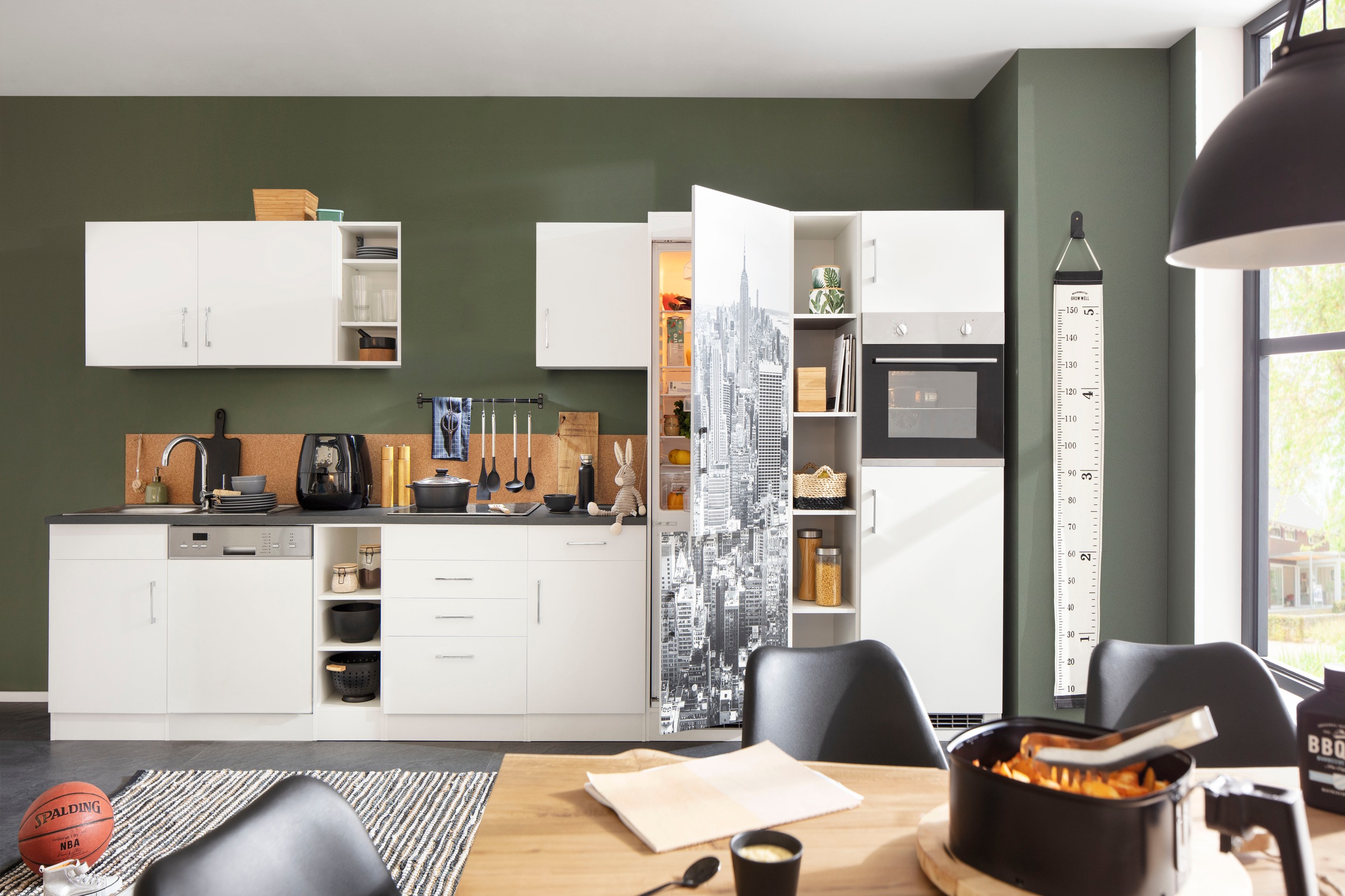 KOCHSTATION Küchenzeile »KS-Paris – Küchen mit einzigartigen Fotomotiven au günstig online kaufen