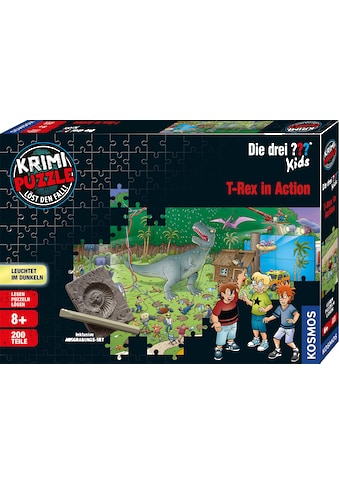 Kosmos Puzzle »Krimipuzzle Die drei ??? Kids T-Rex in Action«, Made in Germany kaufen
