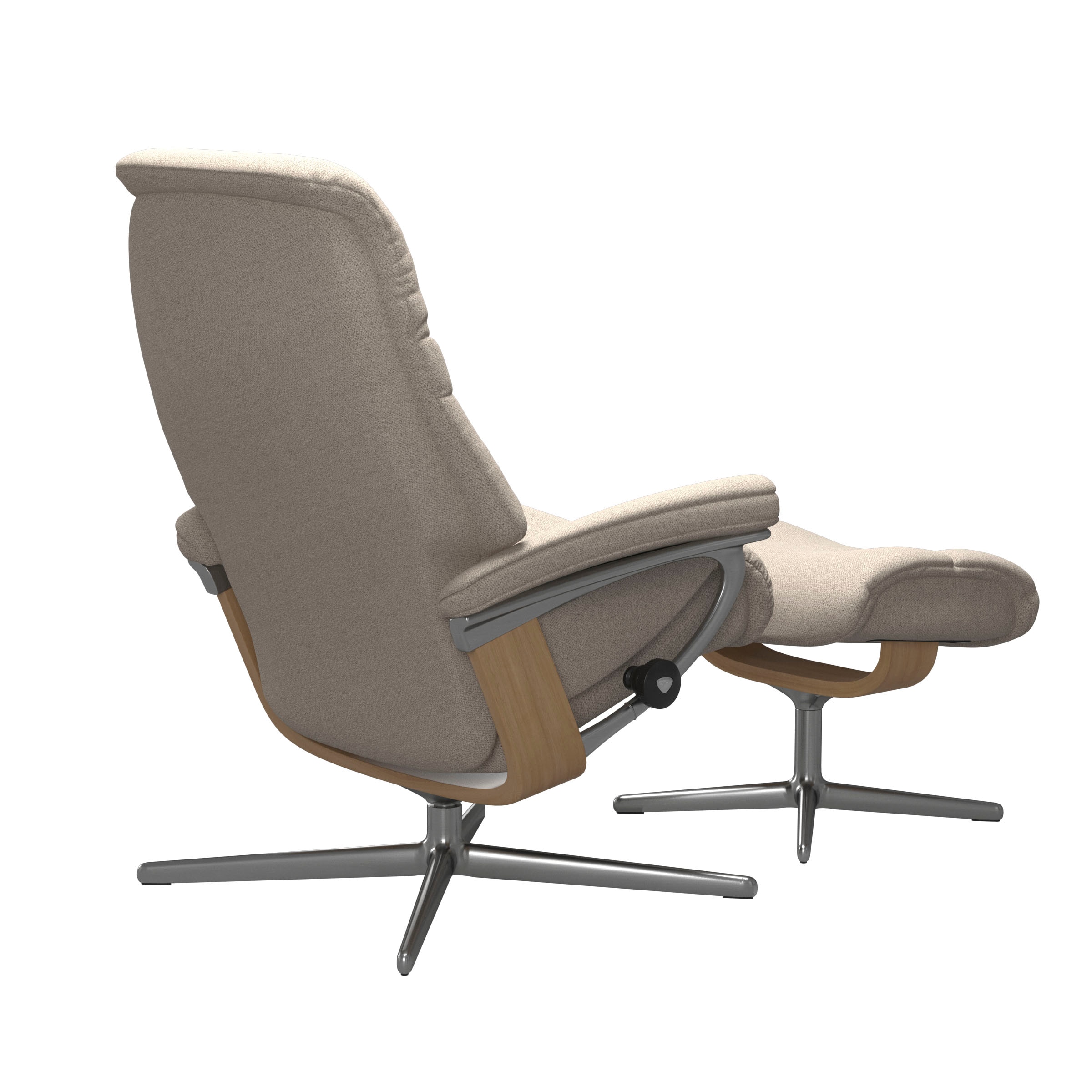Stressless® Fußhocker »Sunrise«, mit Cross Base, Größe S, M & L, Holzakzent Eiche