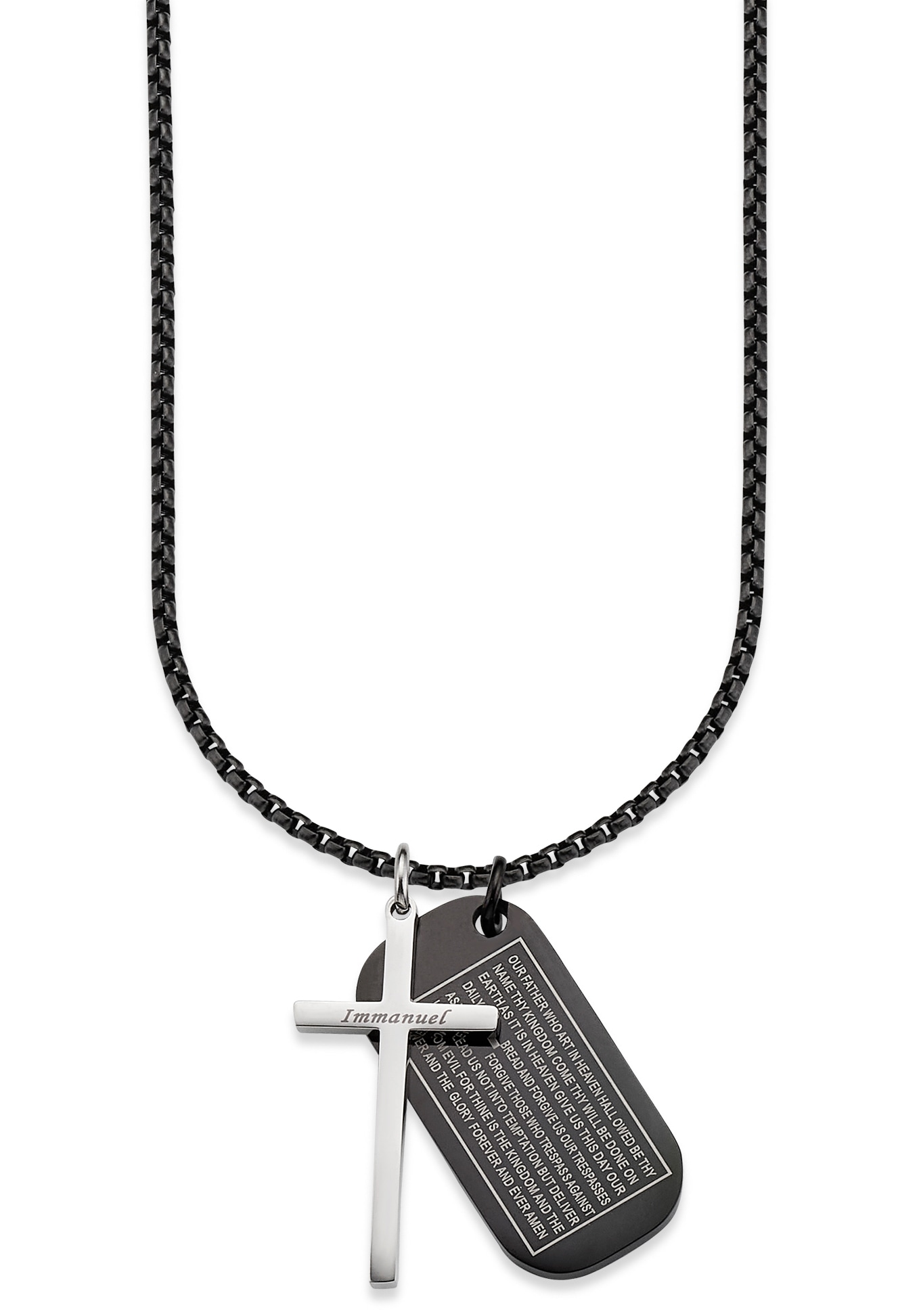 Bruno Banani Kette bestellen mit Unser Halskette Venezianerkette« Online-Shop Anhänger im Vater Kreuz Geschenk, »Schmuck