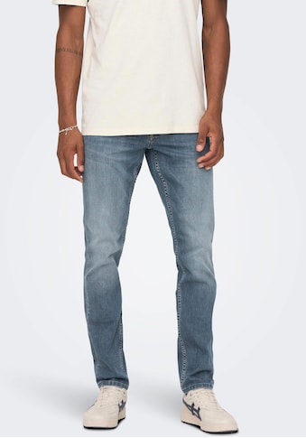 ONLY & SONS Slim-fit-Jeans »OS ONSLOOM SLIM BLUE GREY 40«, mit Destroyed Effekt kaufen