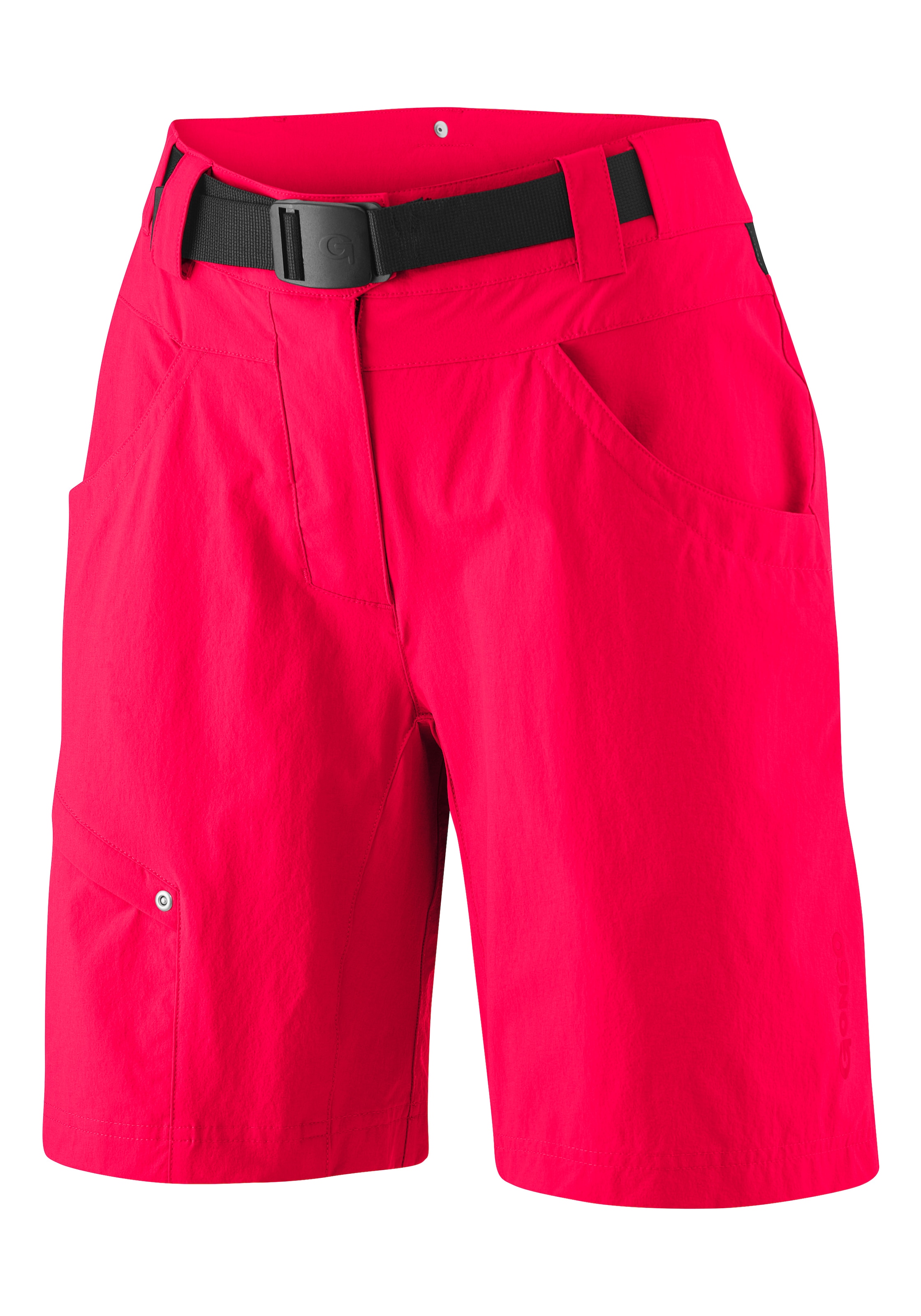 Gonso Fahrradhose »Mira Basic«, kurze Damen Radhose mit Sitzpolster, wasserabweisend, inkl. Gürtel