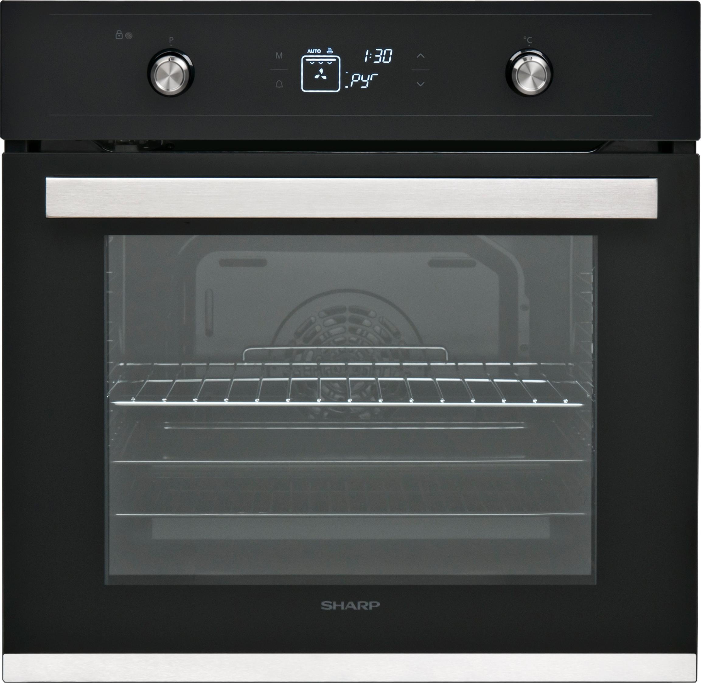 Sharp Backofen-Set »K-61V28BM1-EU«, Pyrolyse-Selbstreinigung