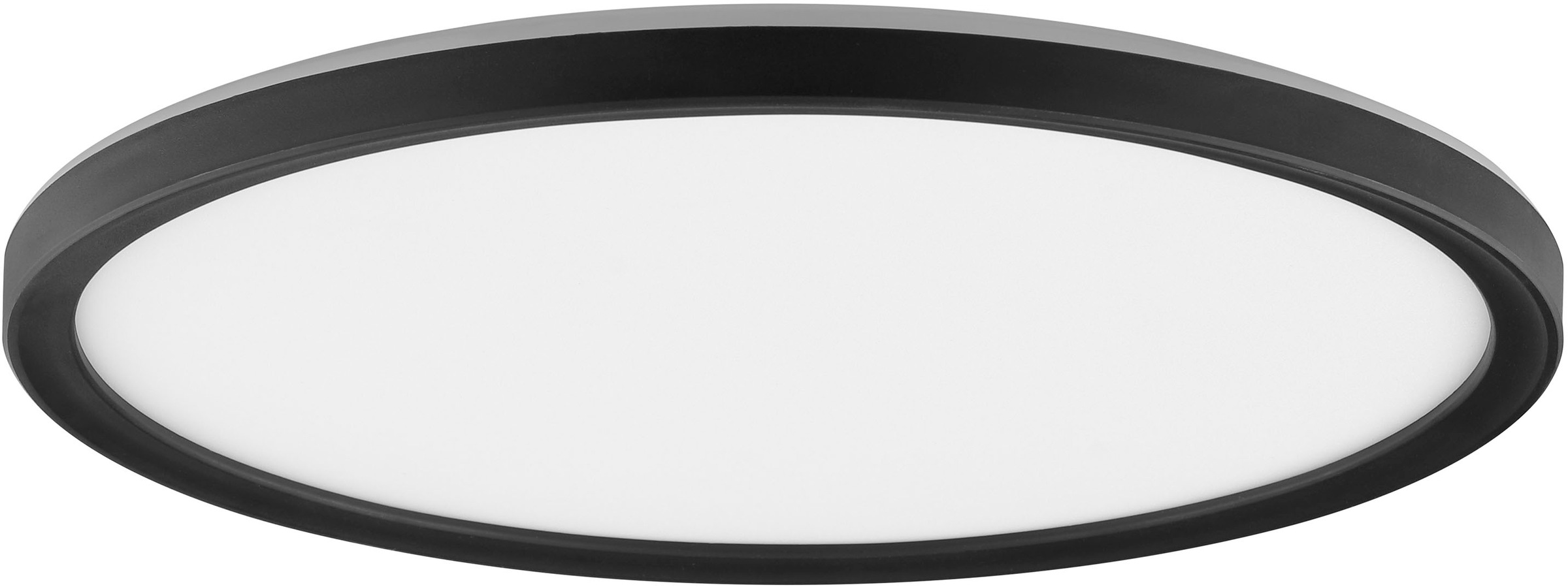 Hanseatic LED Panel »Liuca«, 1 flammig, Leuchtmittel LED-Modul | LED fest integriert, 29 cm, 2400 lm, 2700-6500 K, dimmbar, CCT über Wandschalter, schwarz