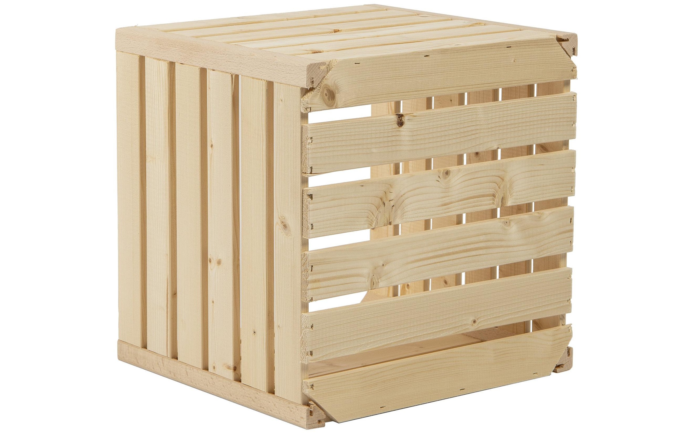 Holz Zollhaus Holzkiste »Holzharasse A 35 x 35«