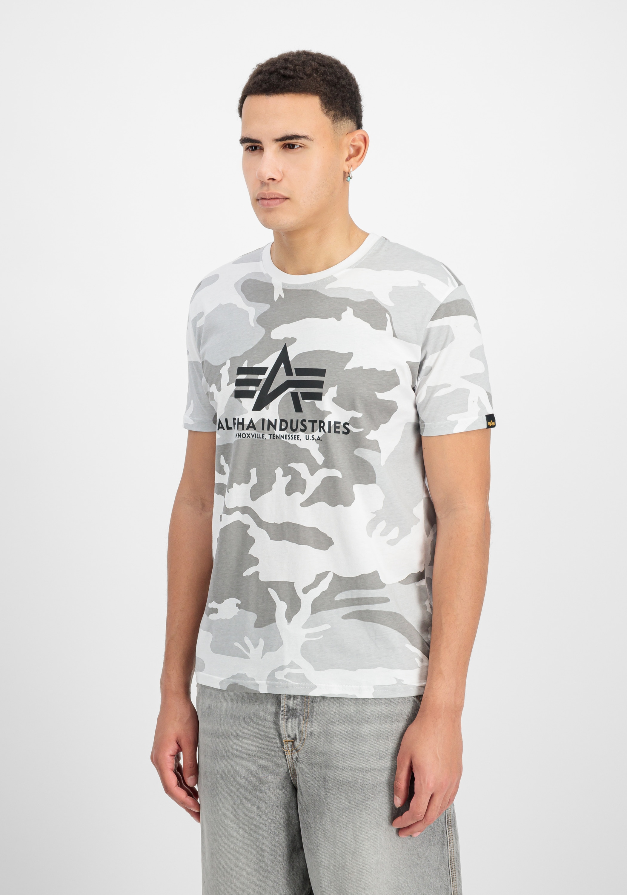 Alpha Industries T-Shirt »Alpha Industries Men - T-Shirts Basic T-Shirt Camo«