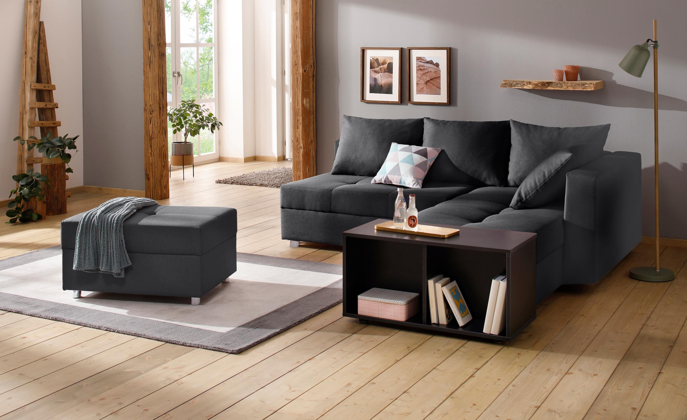 kaufen affaire Ecksofa mit »Italia«, Bettfunktion, Federkern Home online mit