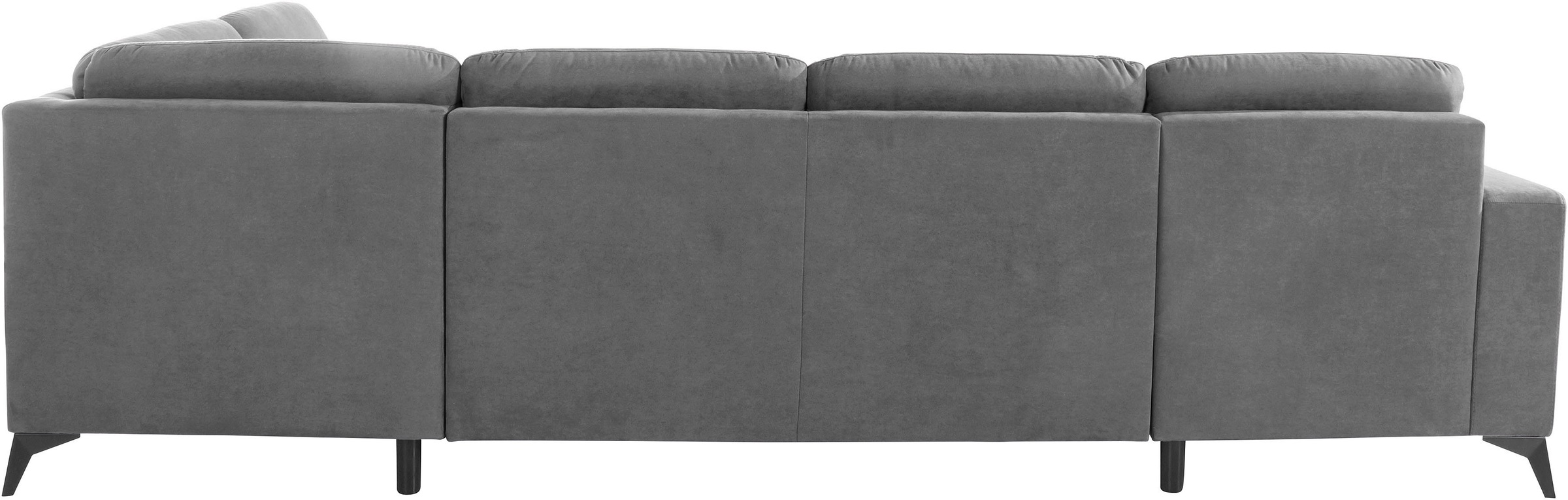 Places of Style Wohnlandschaft »Lolland U-Form«, Wahlweise mit Bettfunktion und Stauraum, auch mit abwischbarem Bezug